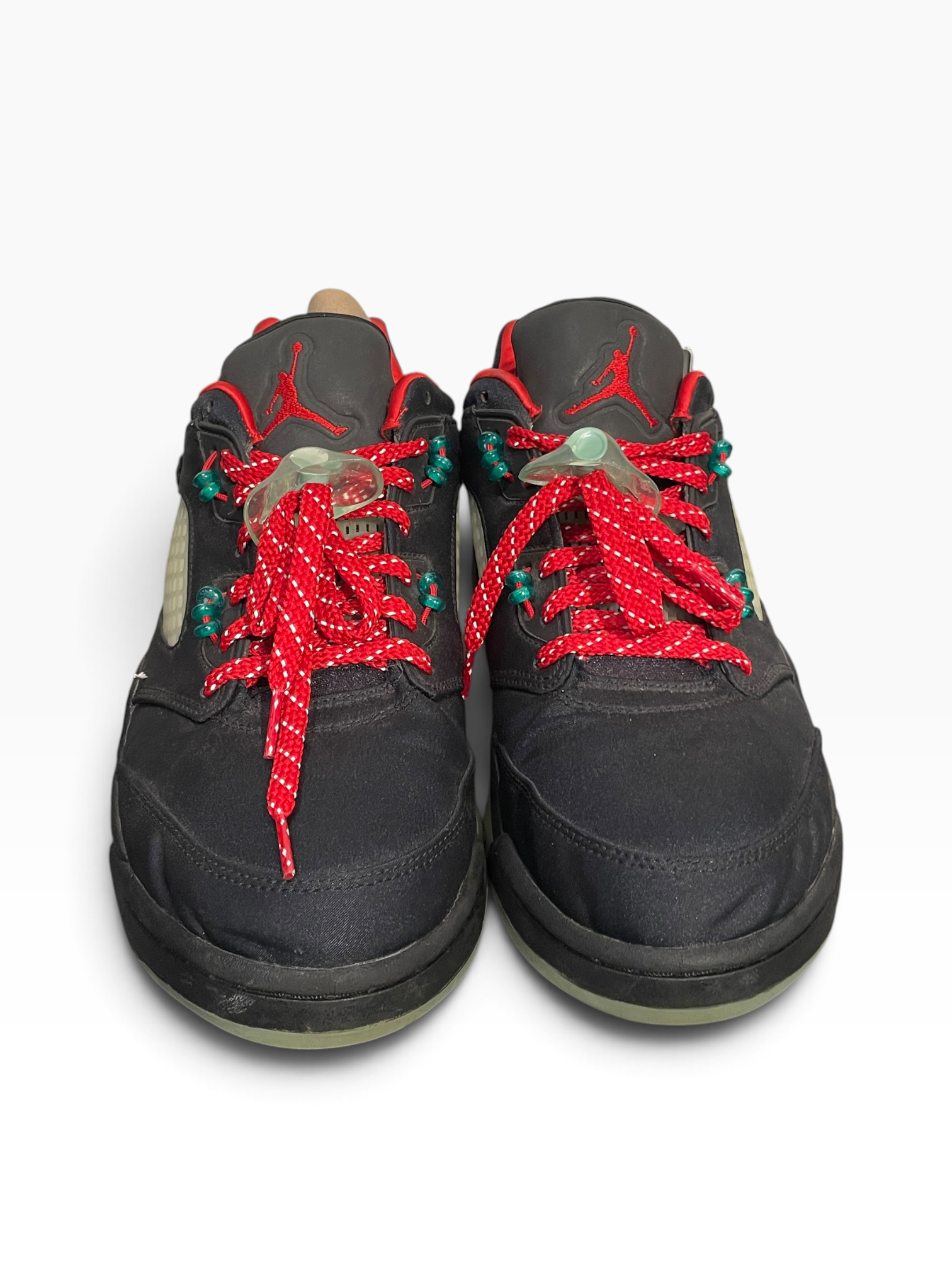 NIKE/AIR JORDAN 5 RETRO LOW SP/Low-Sneakers/US 12/Nylon/BLK/DM4640-036 view 4