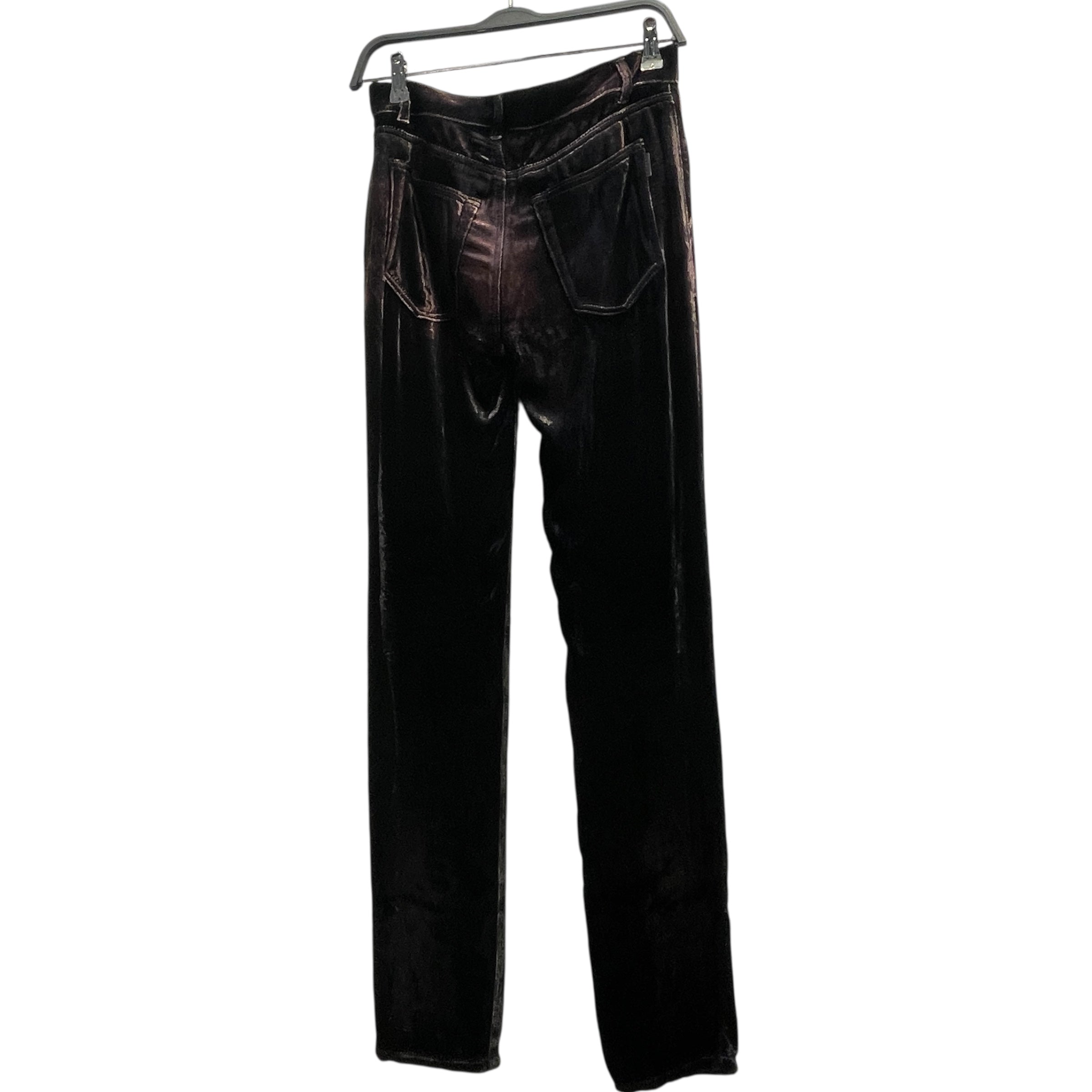 SAINT LAURENT/Slacks/26/Velour/BRD/VELOUR DRESS PANT view 2