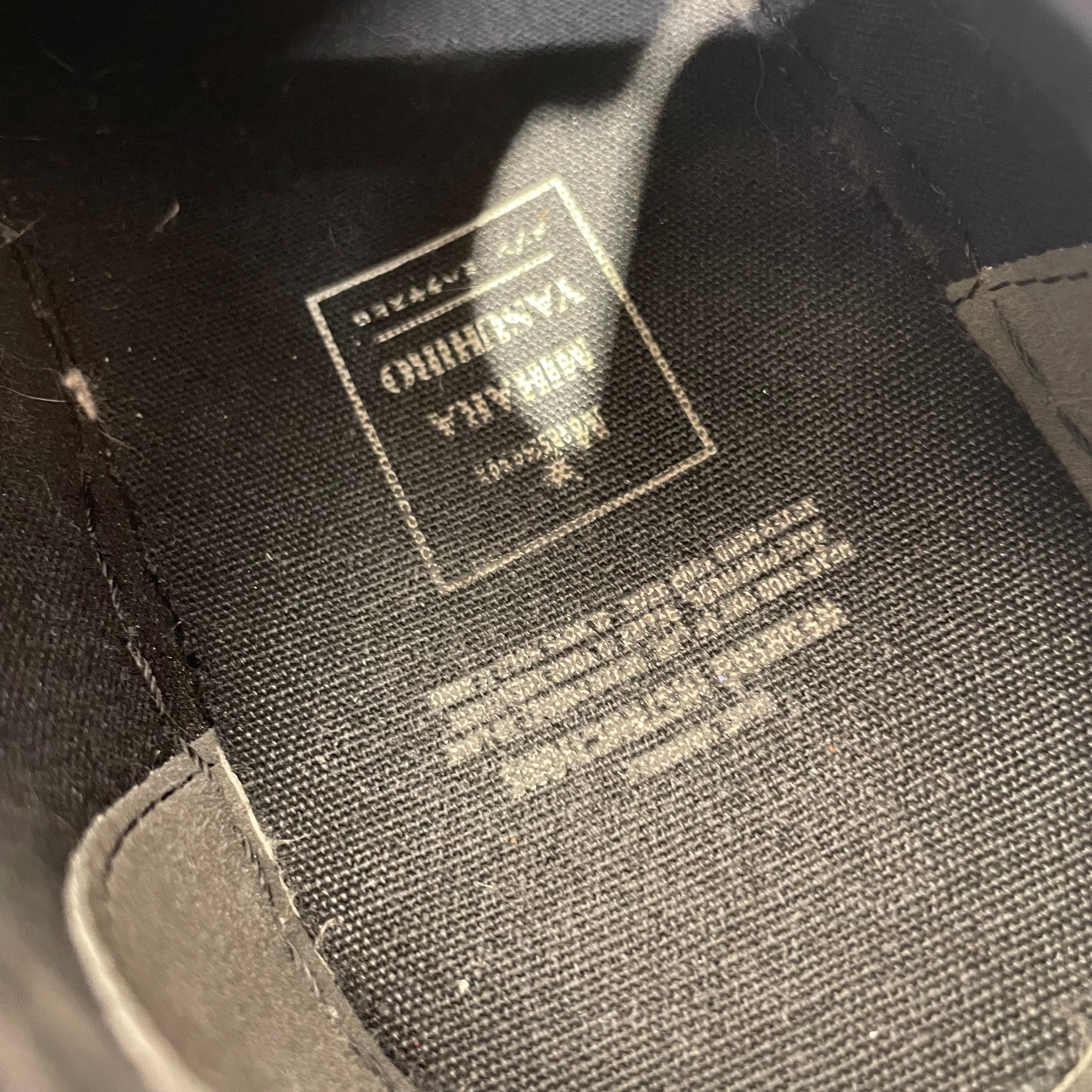 MIHARA YASUHIRO/Low-Sneakers/EU 42/Cotton/BLK/A05FW702 view 4