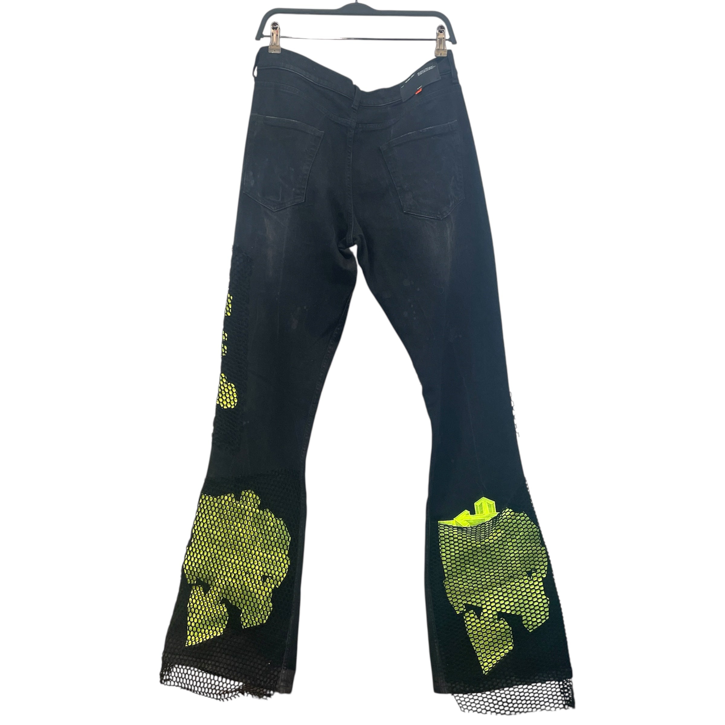 OFF-WHITE/Pants/34/Cotton/BLK/Graphic/FISHNET ATTCHD view 2
