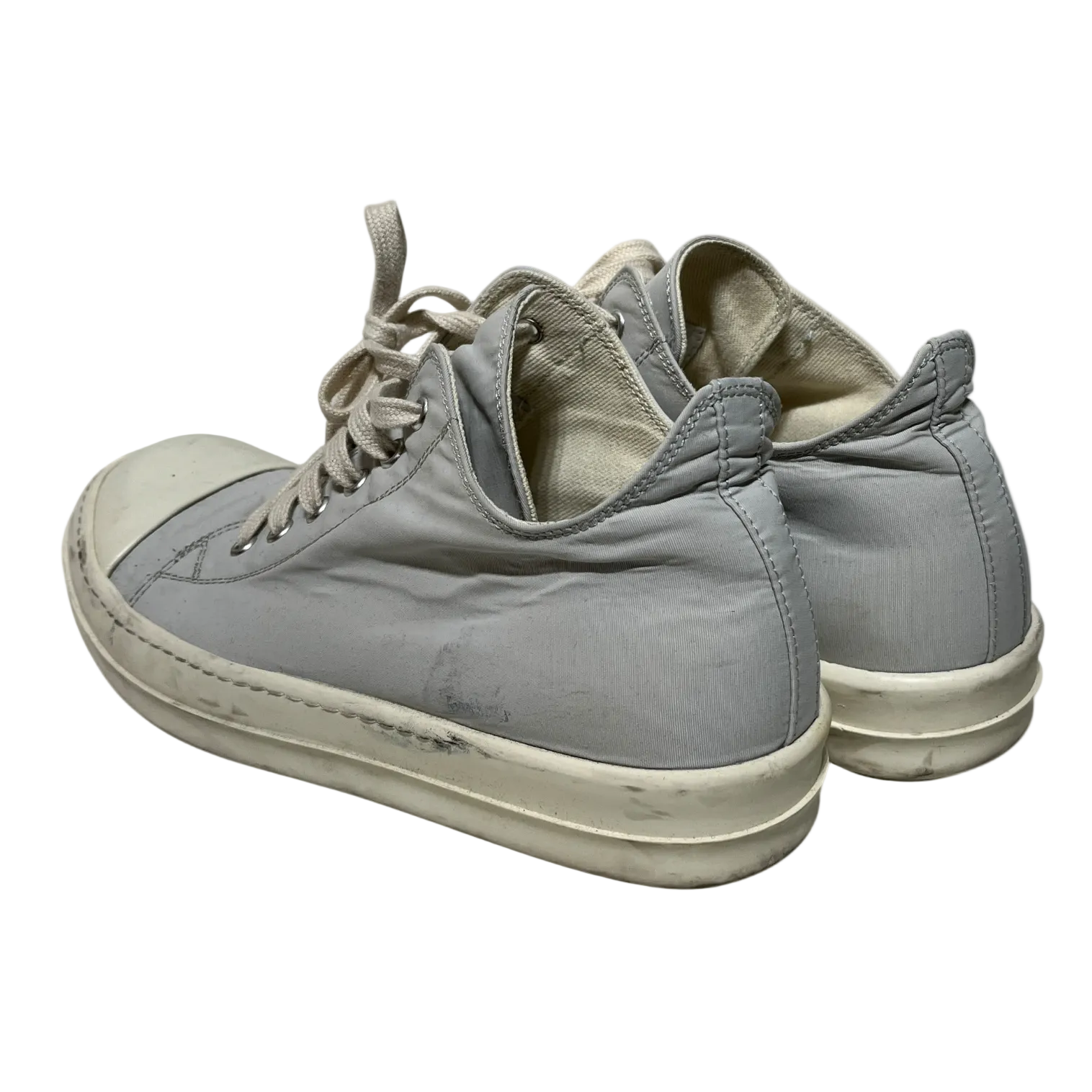 Rick Owens/Low-Sneakers/US 8/Cotton/SLV/DRKSHDW LOW TOP view 2