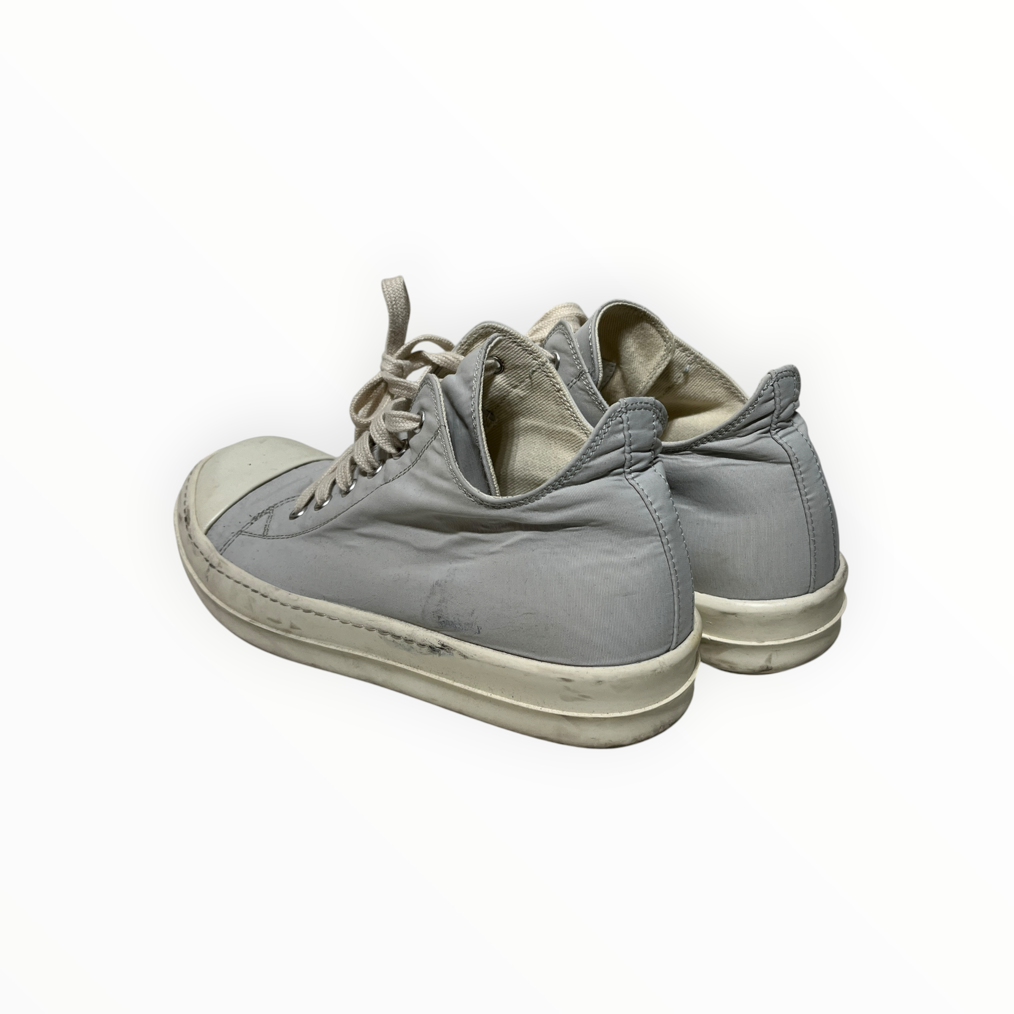 Rick Owens/Low-Sneakers/US 8/Cotton/SLV/DRKSHDW LOW TOP view 2
