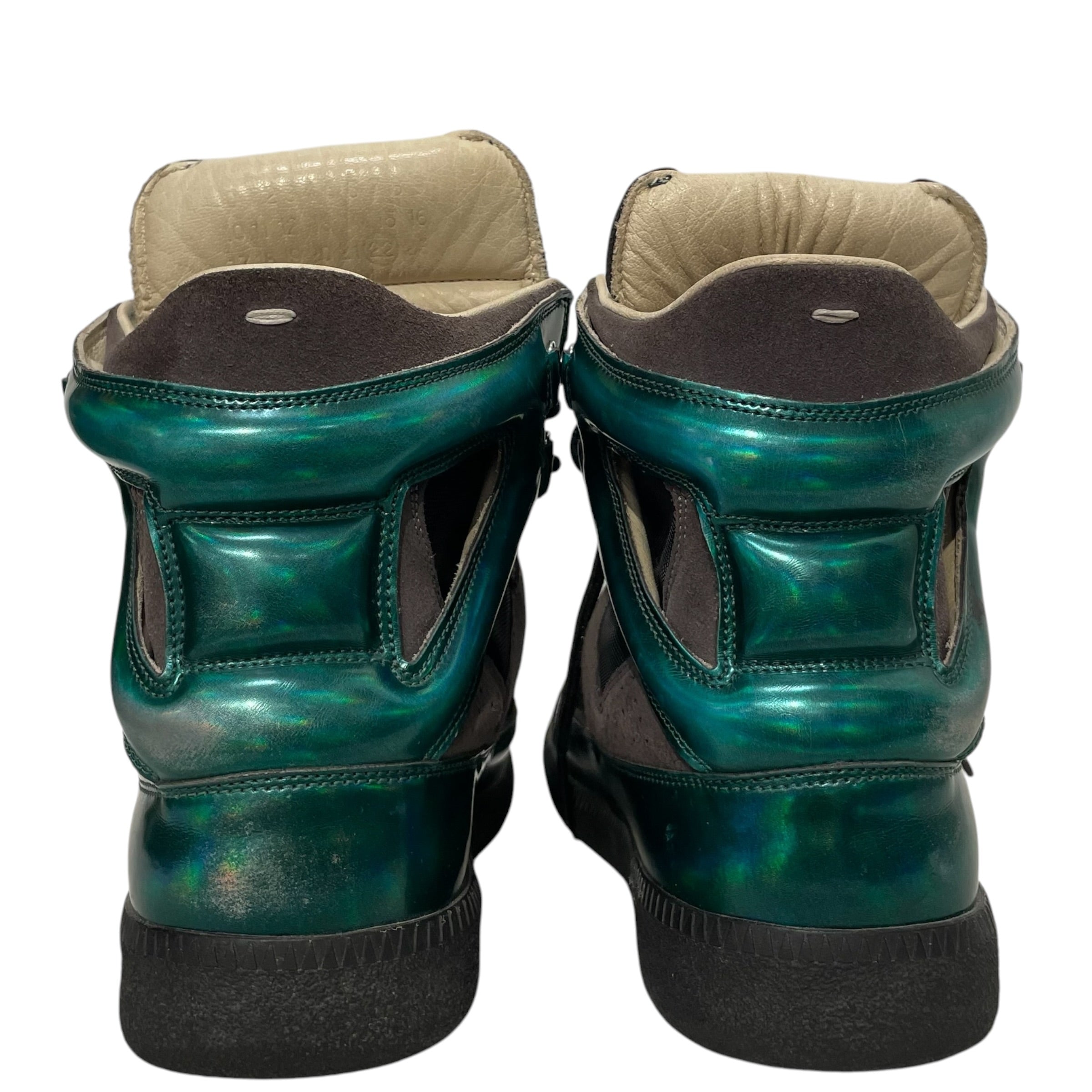 Maison Margiela/Hi-Sneakers/EU 37/Iridescent/Suede/GRN/ view 4