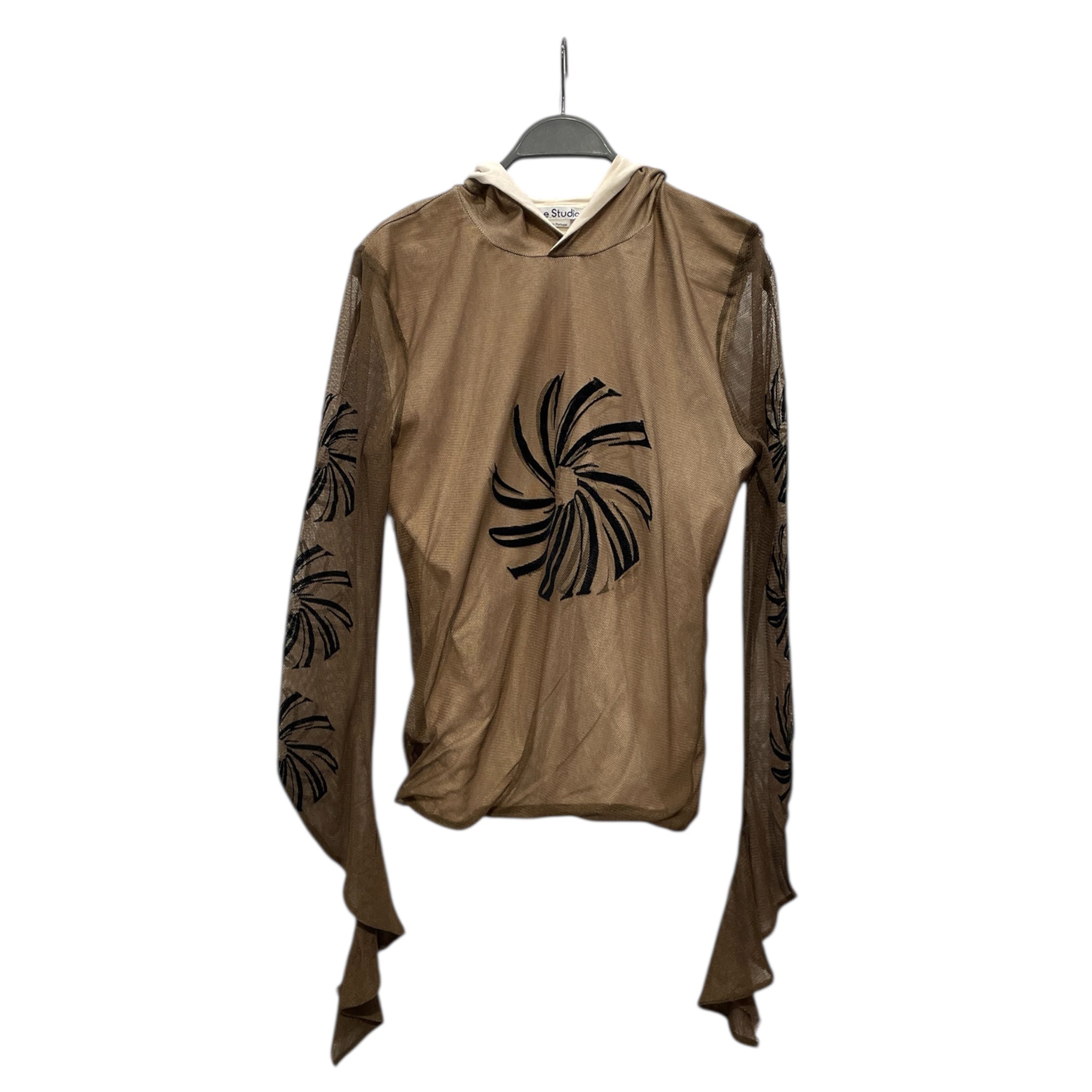 Acne Studios/Hoodie/L/Graphic/Polyester/BRW/Elope Spin Logo Hoodie view 1