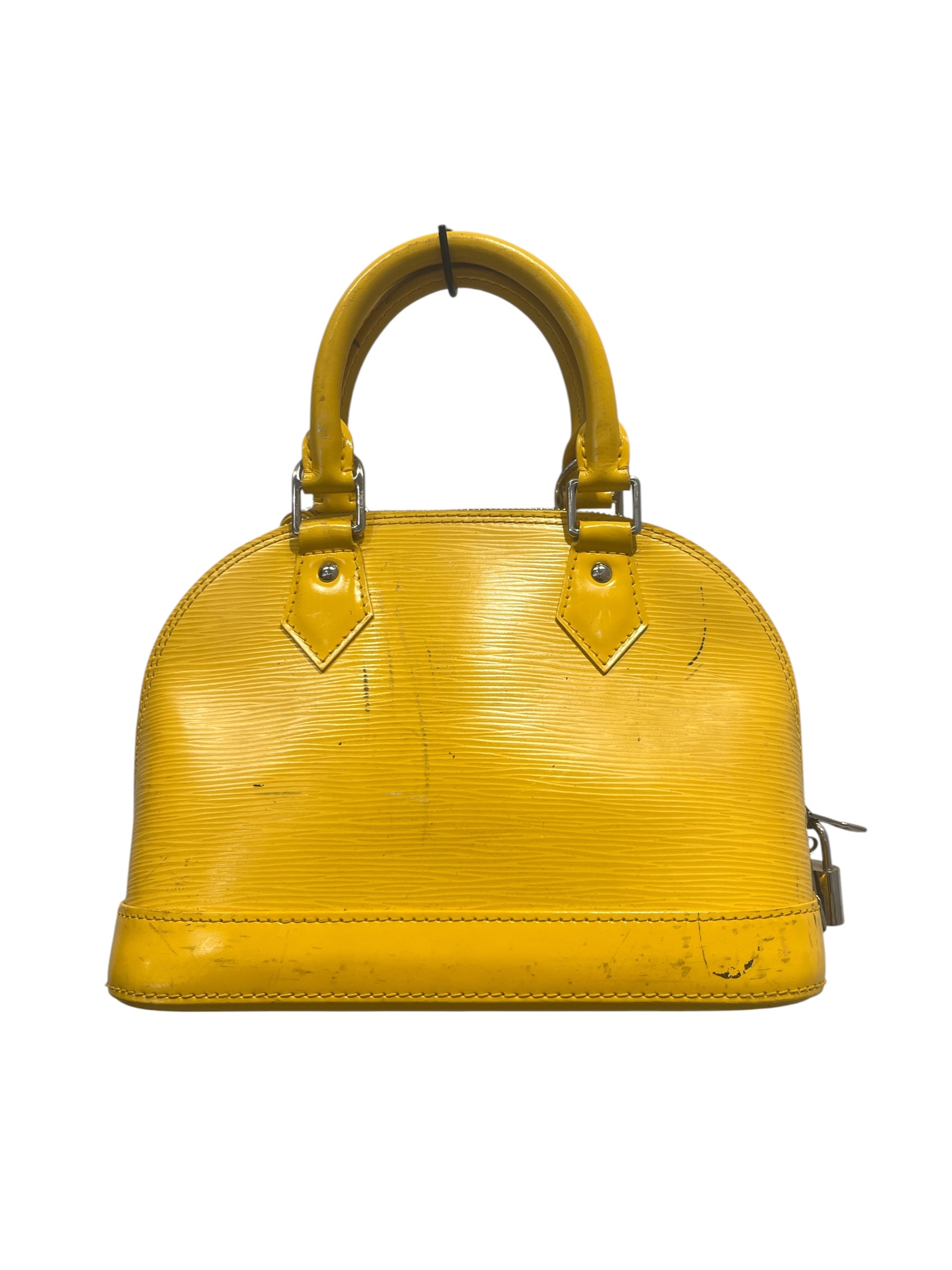 LOUIS VUITTON/Hand Bag/Yellow/Leather/ALMA BB_EPI/M40866 view 2