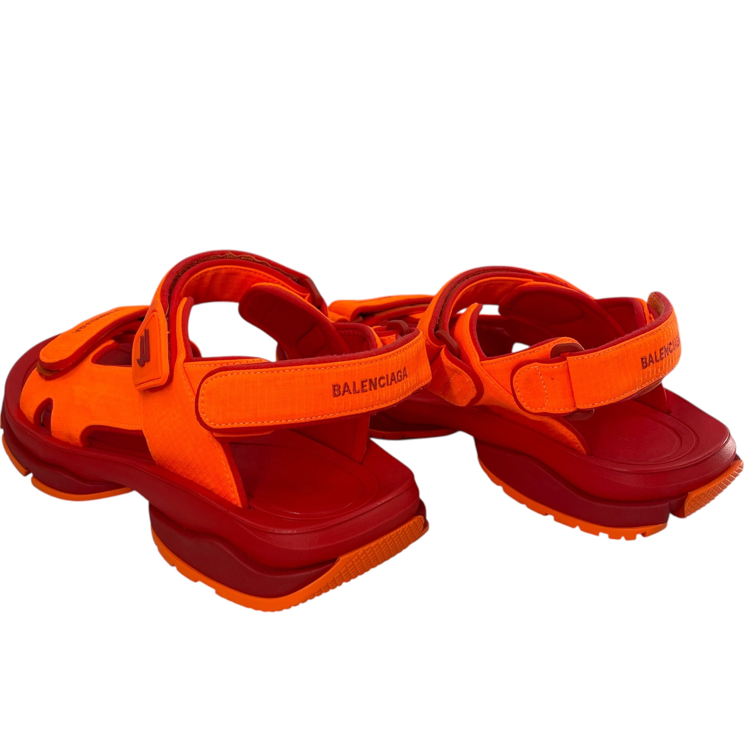 BALENCIAGA/Sandals/EU 43/Polyester/ORN/VELCRO STRAP TOURIST view 2