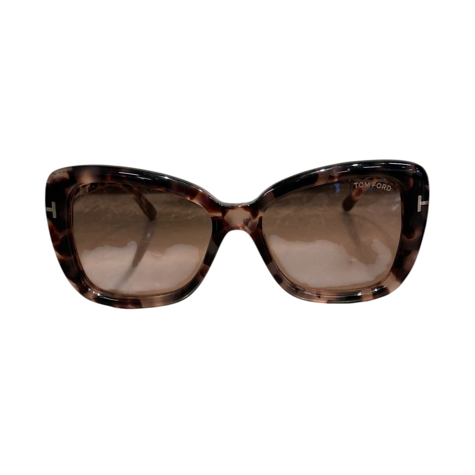 TOM FORD/Sunglasses/Animal Pattern/Plastic/BRW/Maeve TF 1008 55Y view 1
