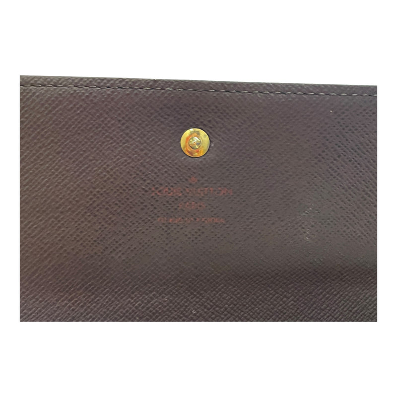 LOUIS VUITTON/Long Wallet/Leather/BRW/long wallt