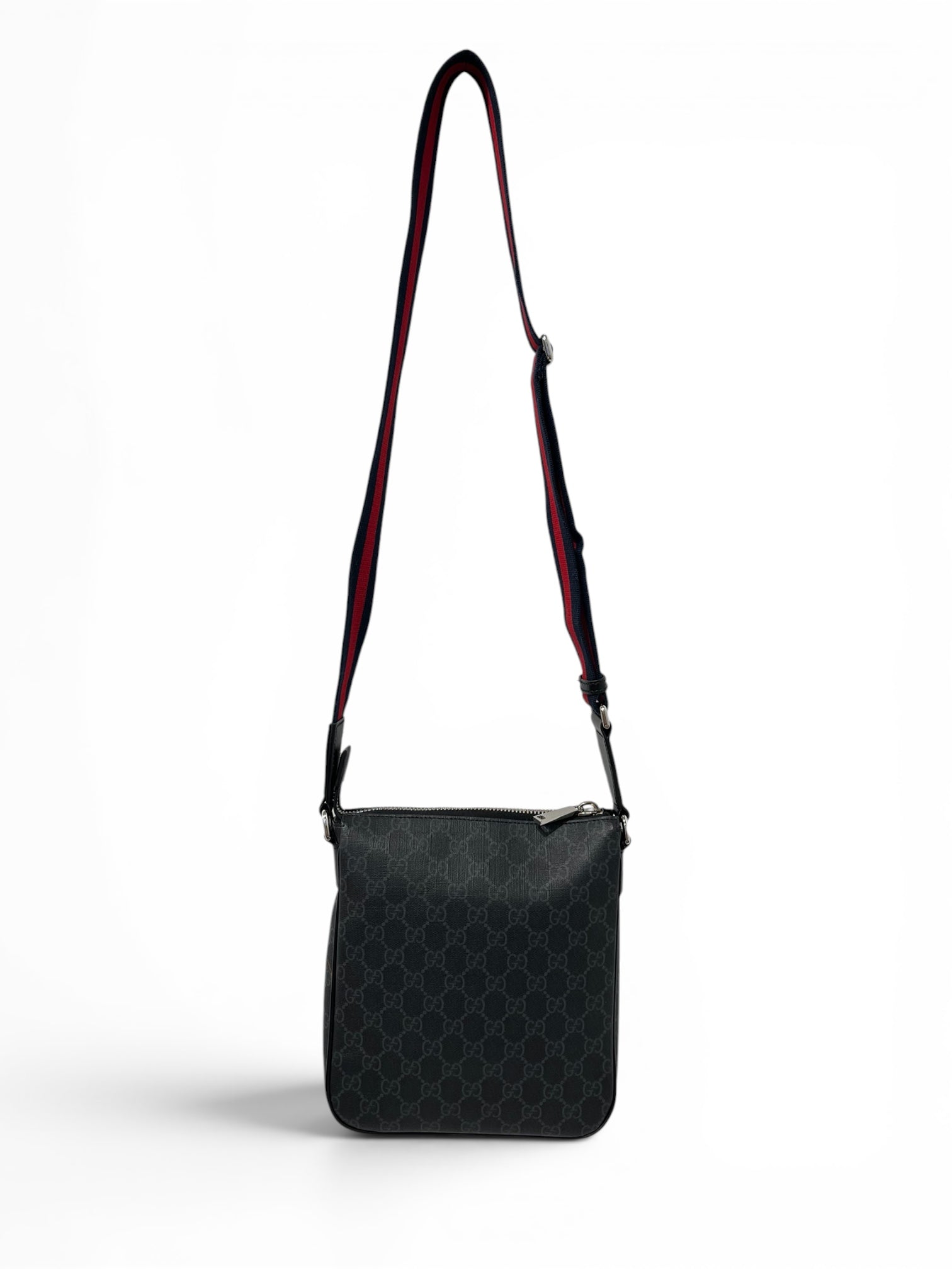 GUCCI/Cross Body Bag/Monogram/BLK/GG Messenger Bag view 1