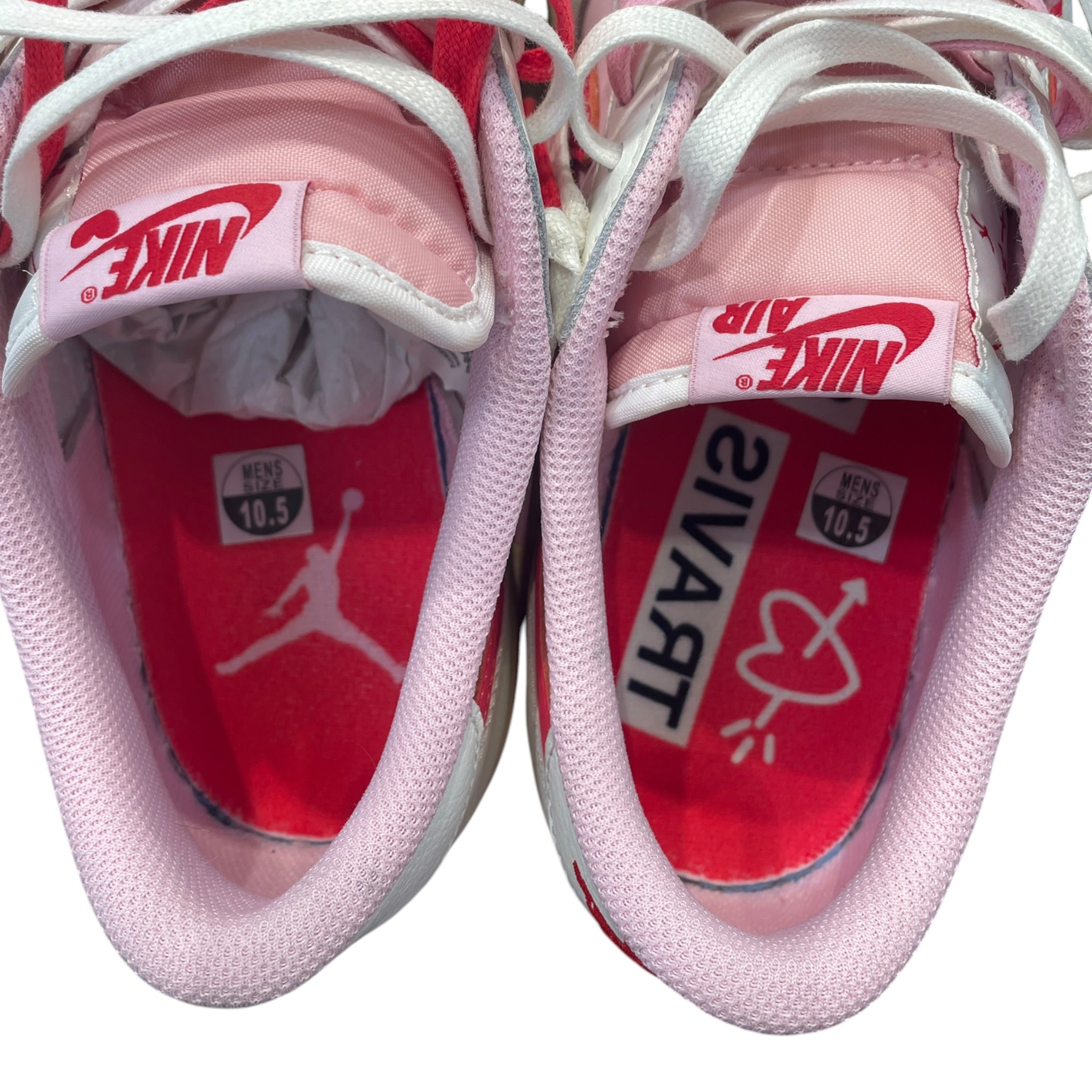 NIKE/NIKE/TRAVIS SCOTT/X TRAVIS SCOTT AIR JORDAN 1 LOW OG/Low-Sneakers/US 10.5/Leather/PNK/IQ7604-101 view 5