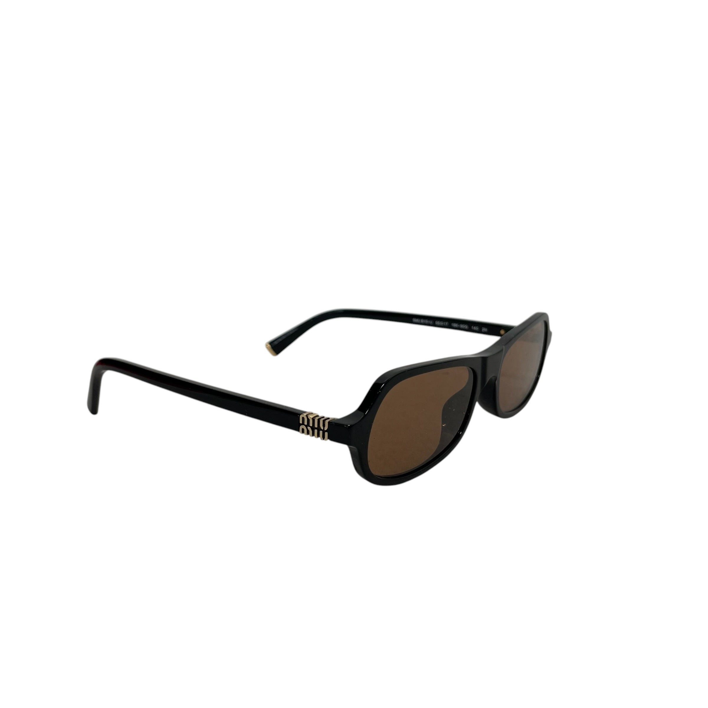 MIU MIU/Sunglasses/Titanium/BLK/M's/smu b10-u view 3