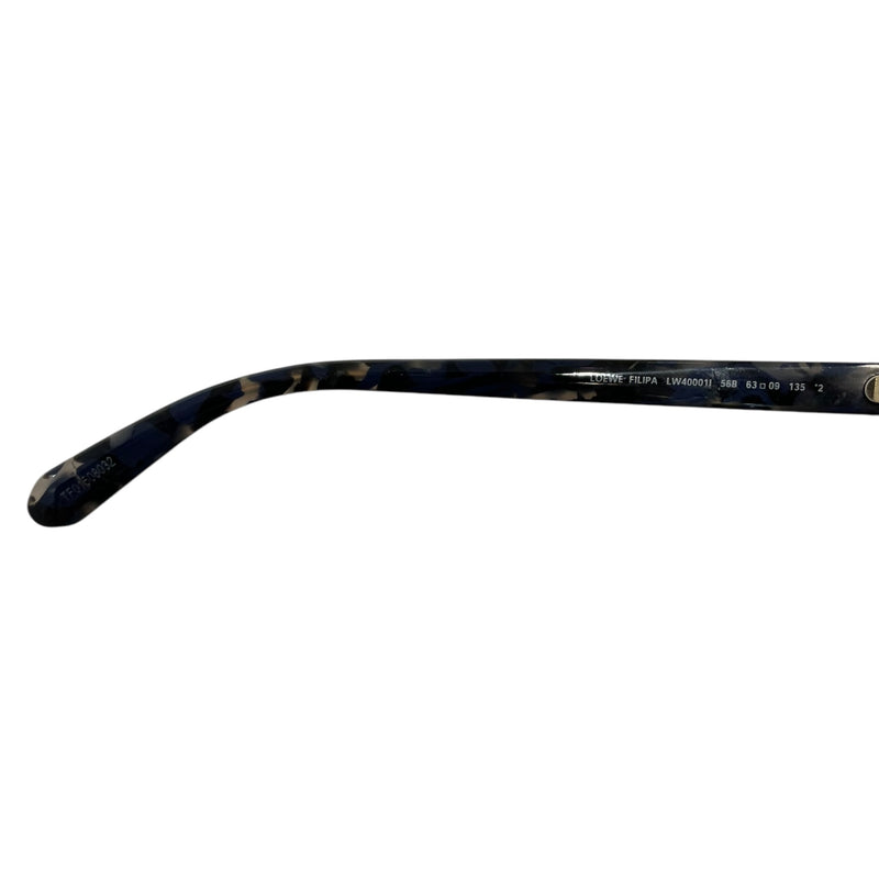LOEWE/Glasses/All Over Print/Plastic/BLU/LOEWE-BLUE-TORTOISE-SHELL