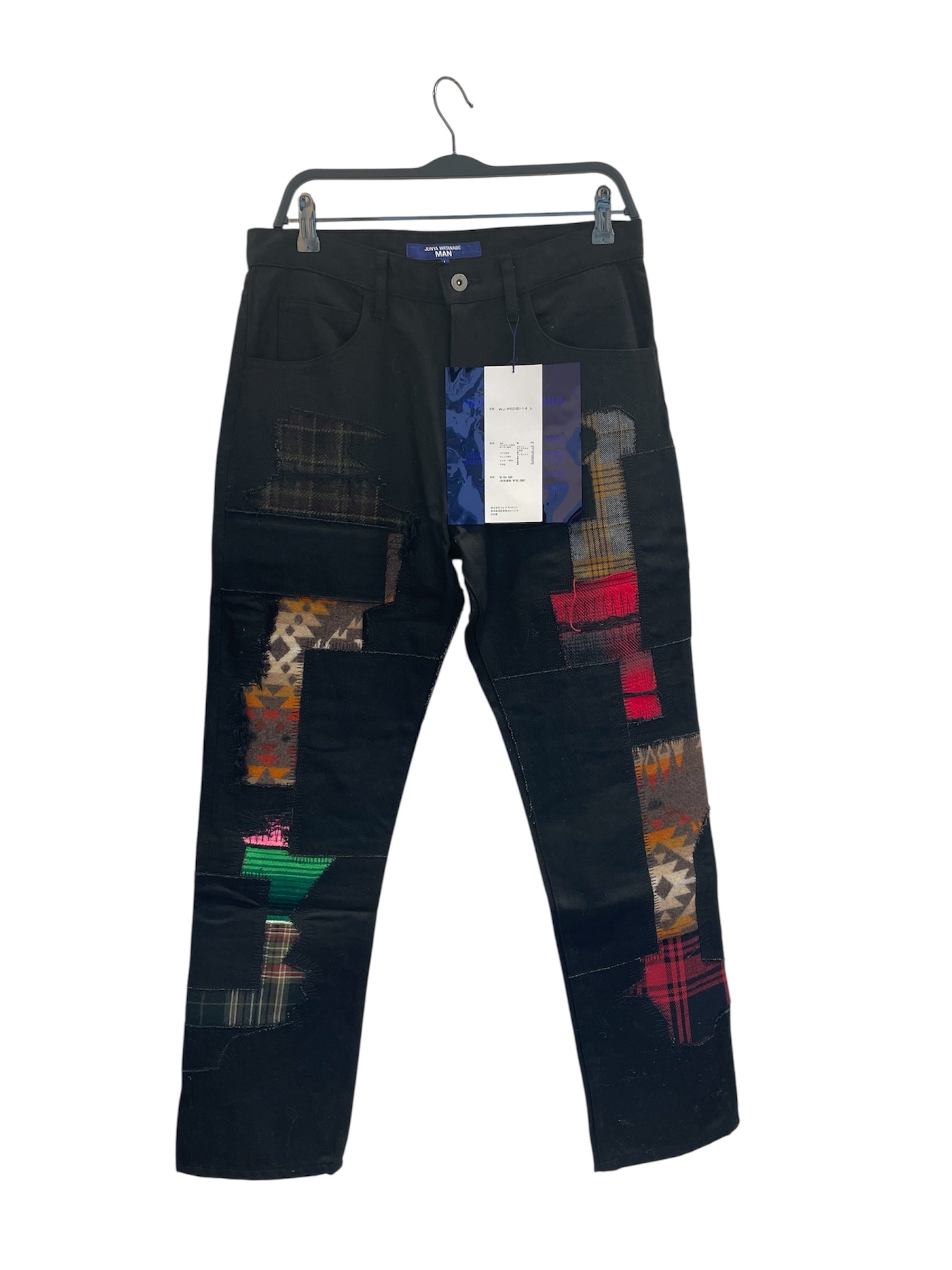 JUNYA WATANABE COMME des GARCONS MAN/Pants/L/Black/Cotton/WJ-P012 view 1
