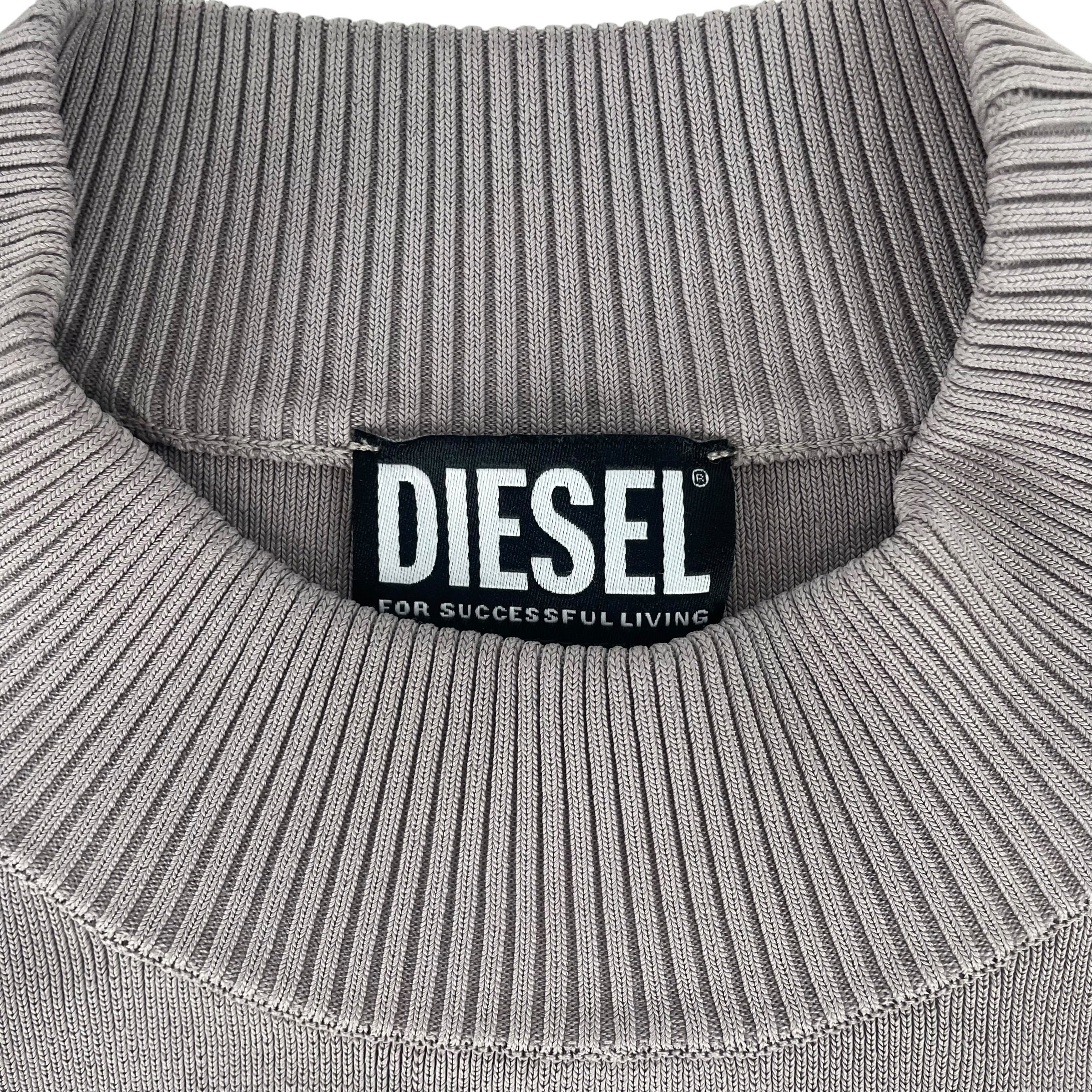 DIESEL/LS T-Shirt/M/Rayon/BEG/M-MESA LS TOP view 4