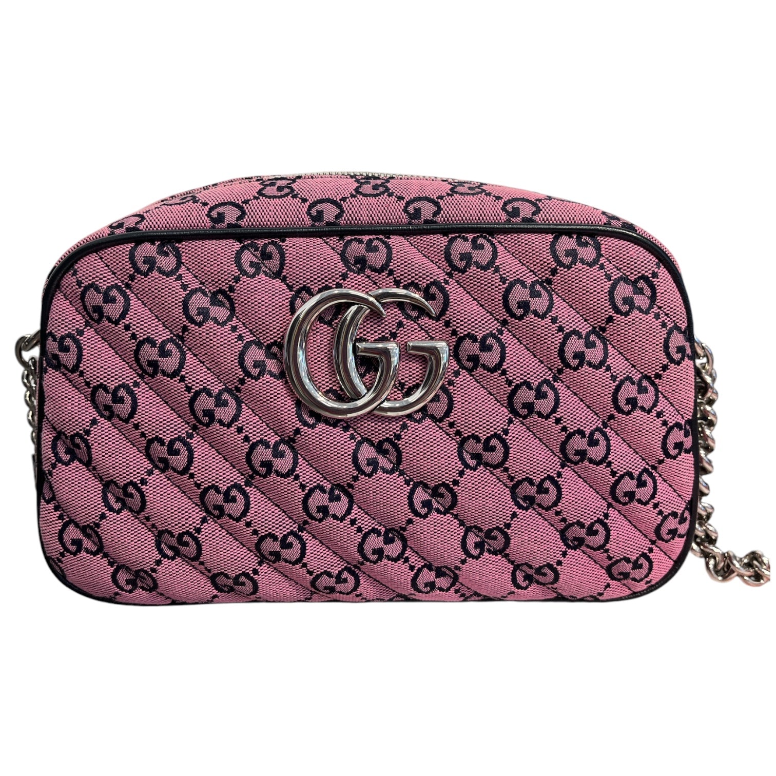 GUCCI/Cross Body Bag/Monogram/PNK/ marmont view 1