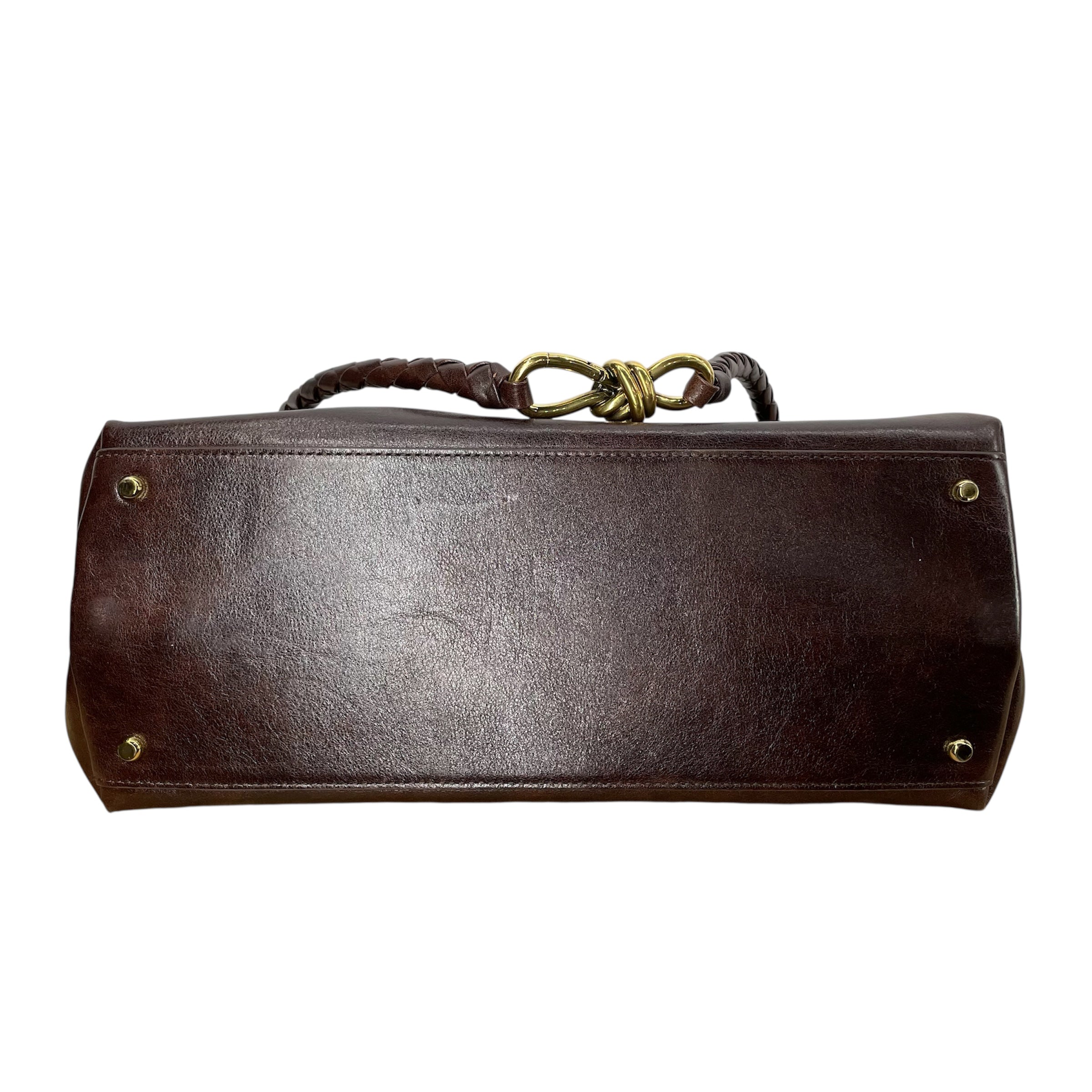 BOTTEGA VENETA/Hand Bag/Leather/BRW/CIAO CIAO SMALL view 4