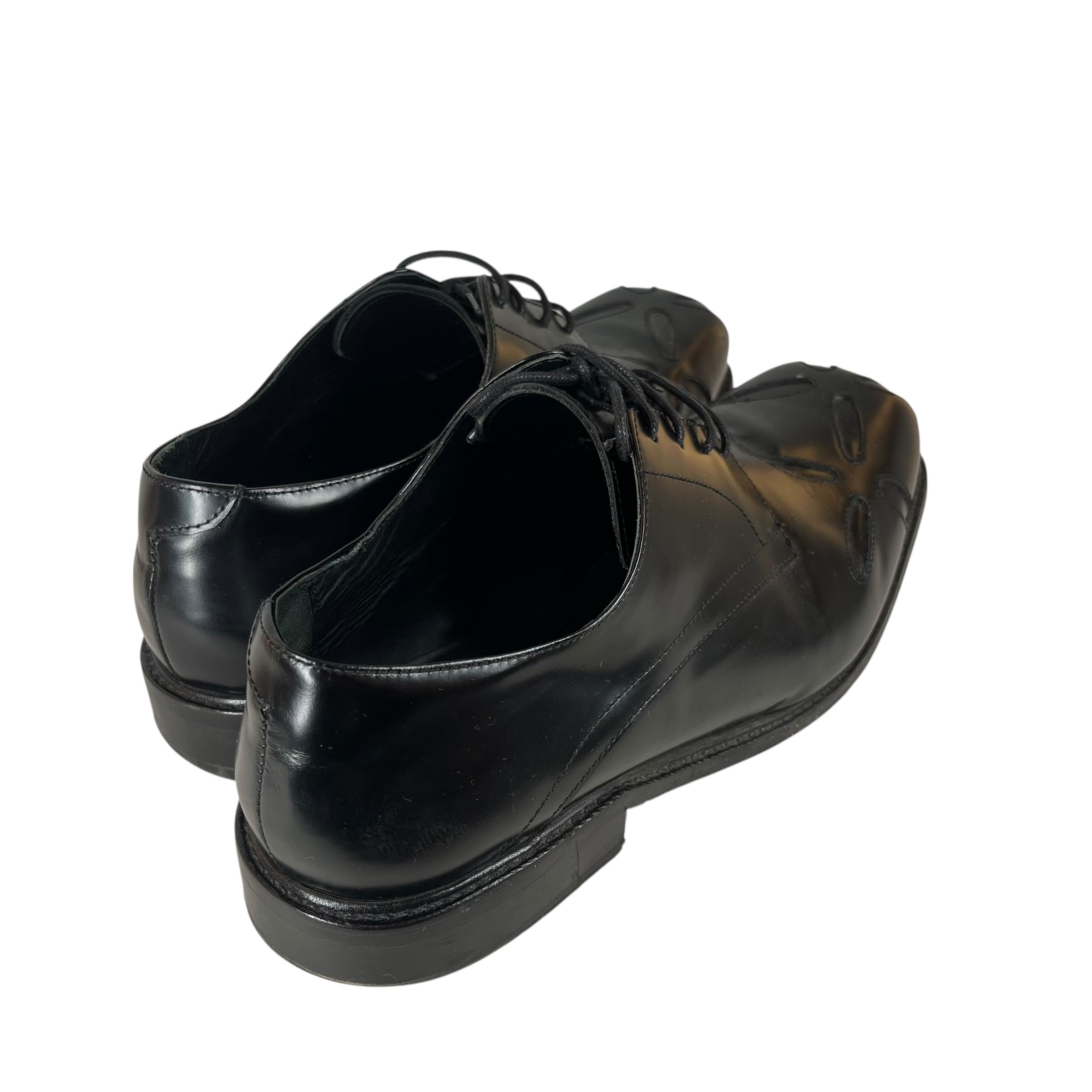 STEFAN COOKE/Dress Shoes/EU 45/Leather/BLK/slashed derbies view 2
