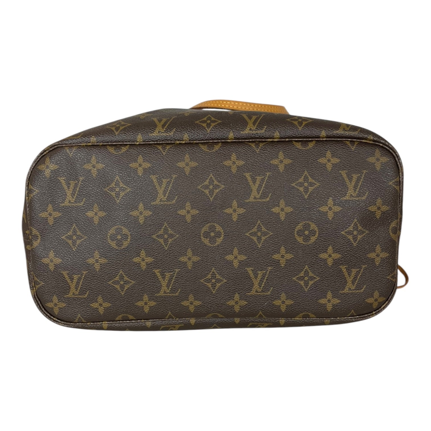 LOUIS VUITTON/Tote Bag/Monogram/Leather/BRW/Louis Vuitton Never Full view 4