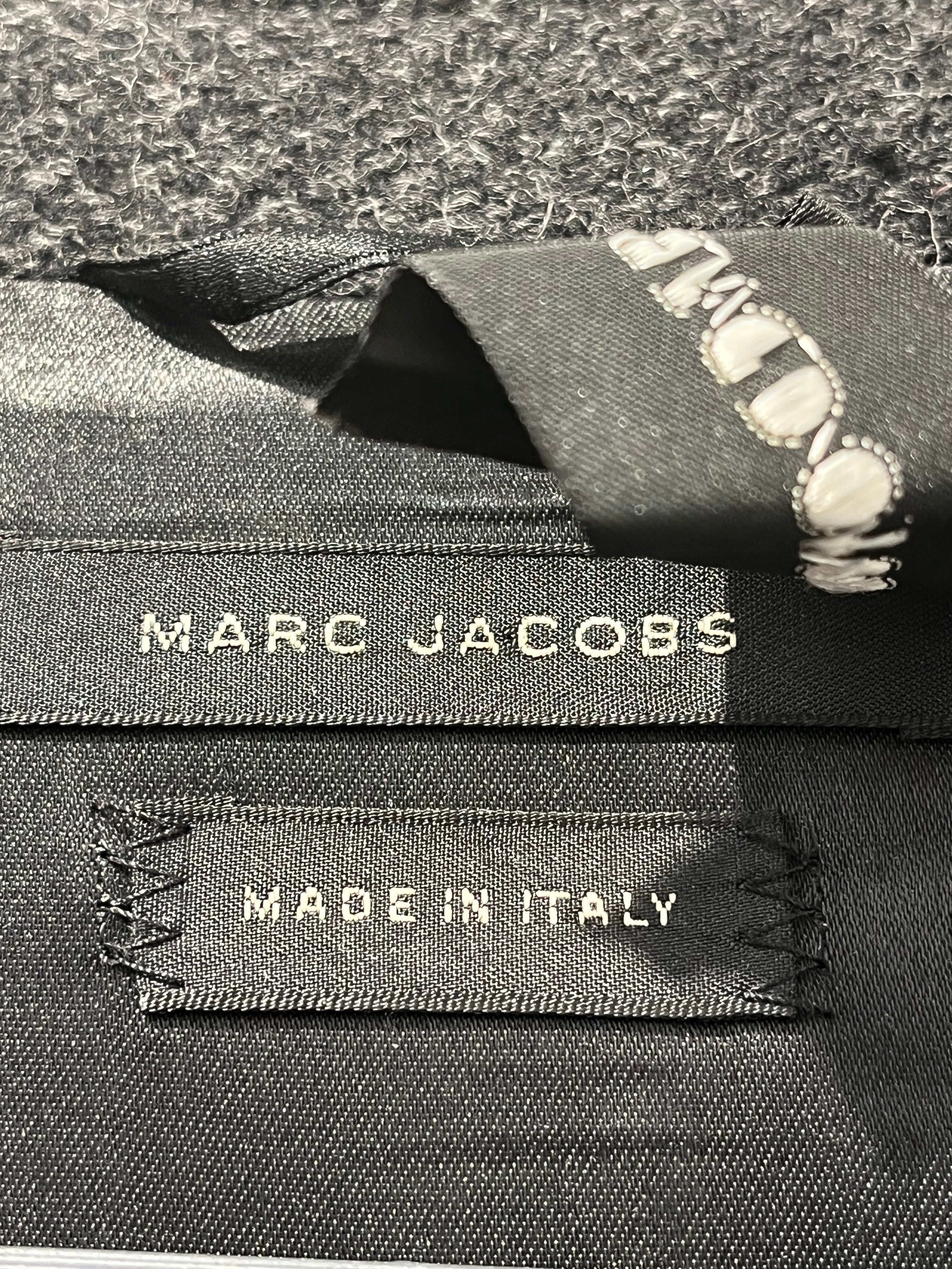 MARC JACOBS/BERGDORF GOODMAN/Tailored Jkt/48/Wool/GRY/style #MUP008R view 5