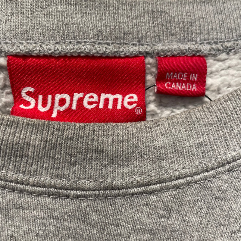 Supreme/Sweatshirt/L/Cotton/GRY/Tiny Chest Box Logo