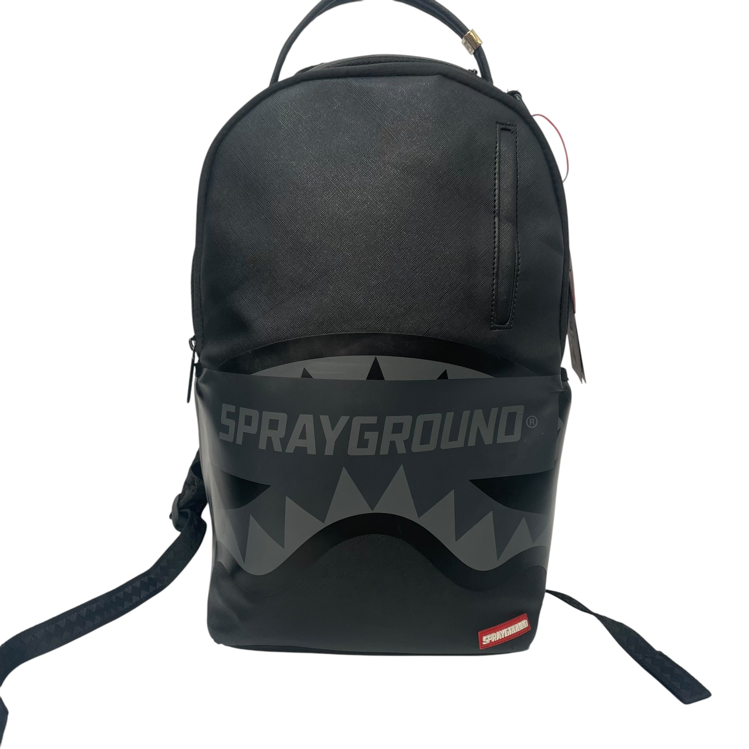SPRAYGROUND/Backpack/Graphic/Leather/BLK/Ghost DLXSV view 1