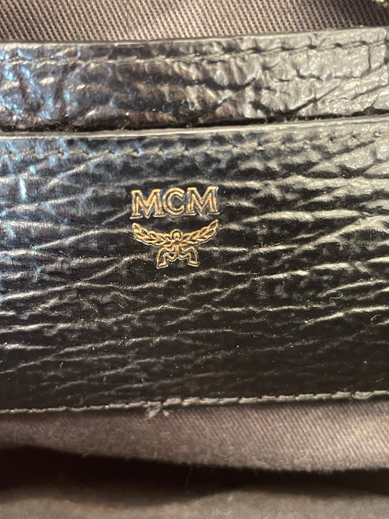 MCM/Backpack/BLK/STUDDED MINI BACKPACK