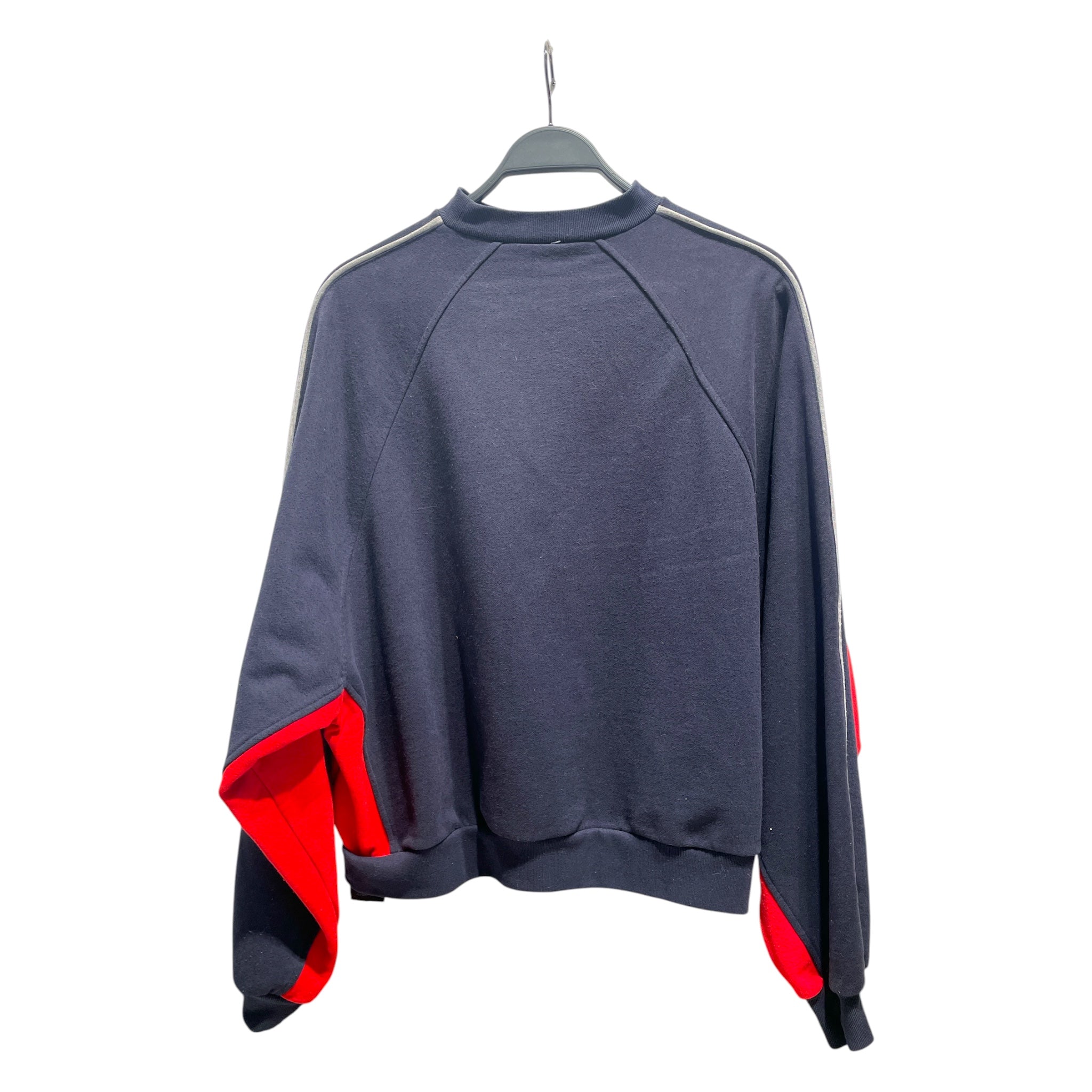 BALENCIAGA/Sweatshirt/1/Cotton/NVY/Soccer Crest Sporty B Crewneck view 2