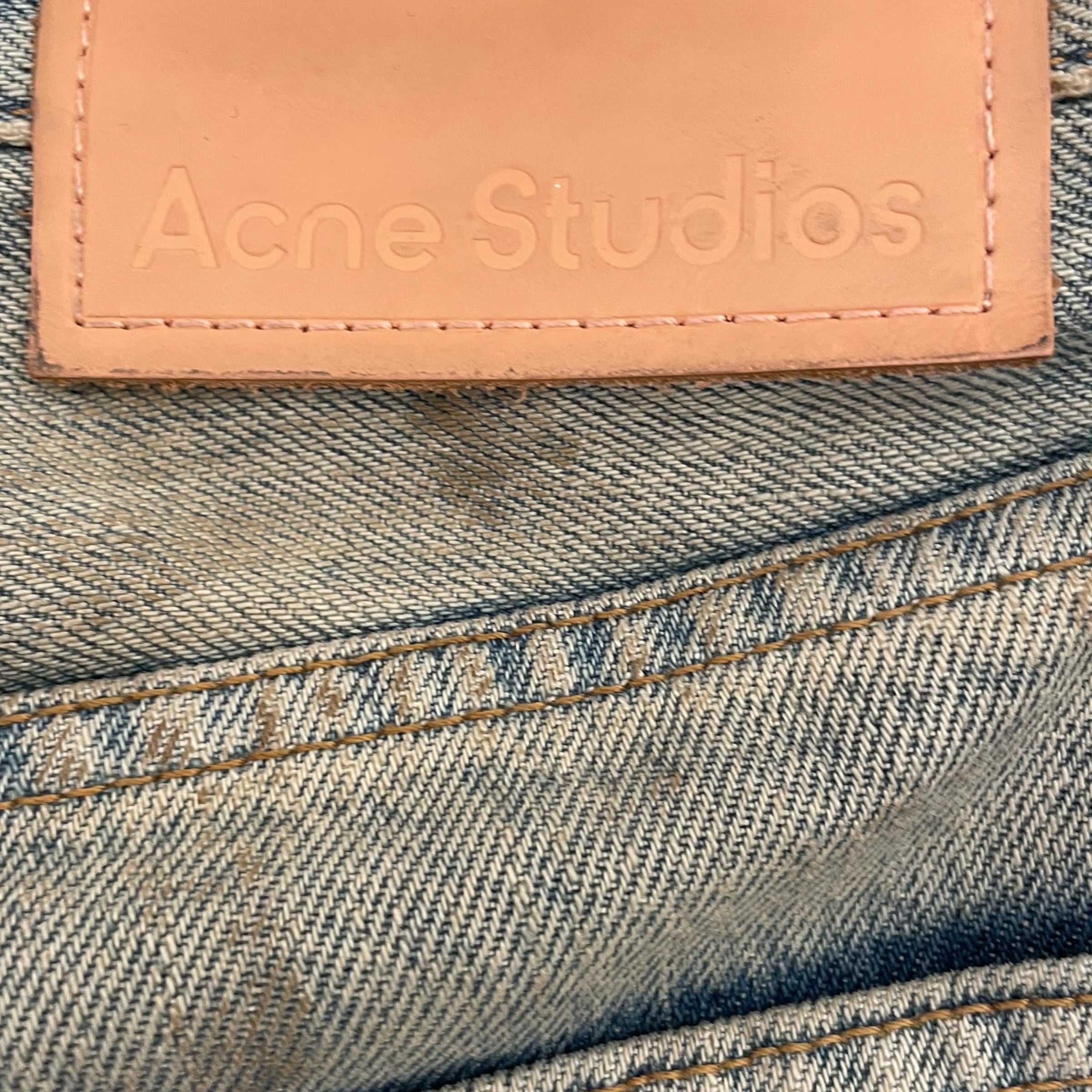 Acne Studios/Straight Pants/32/Denim/IDG/mud wash view 4