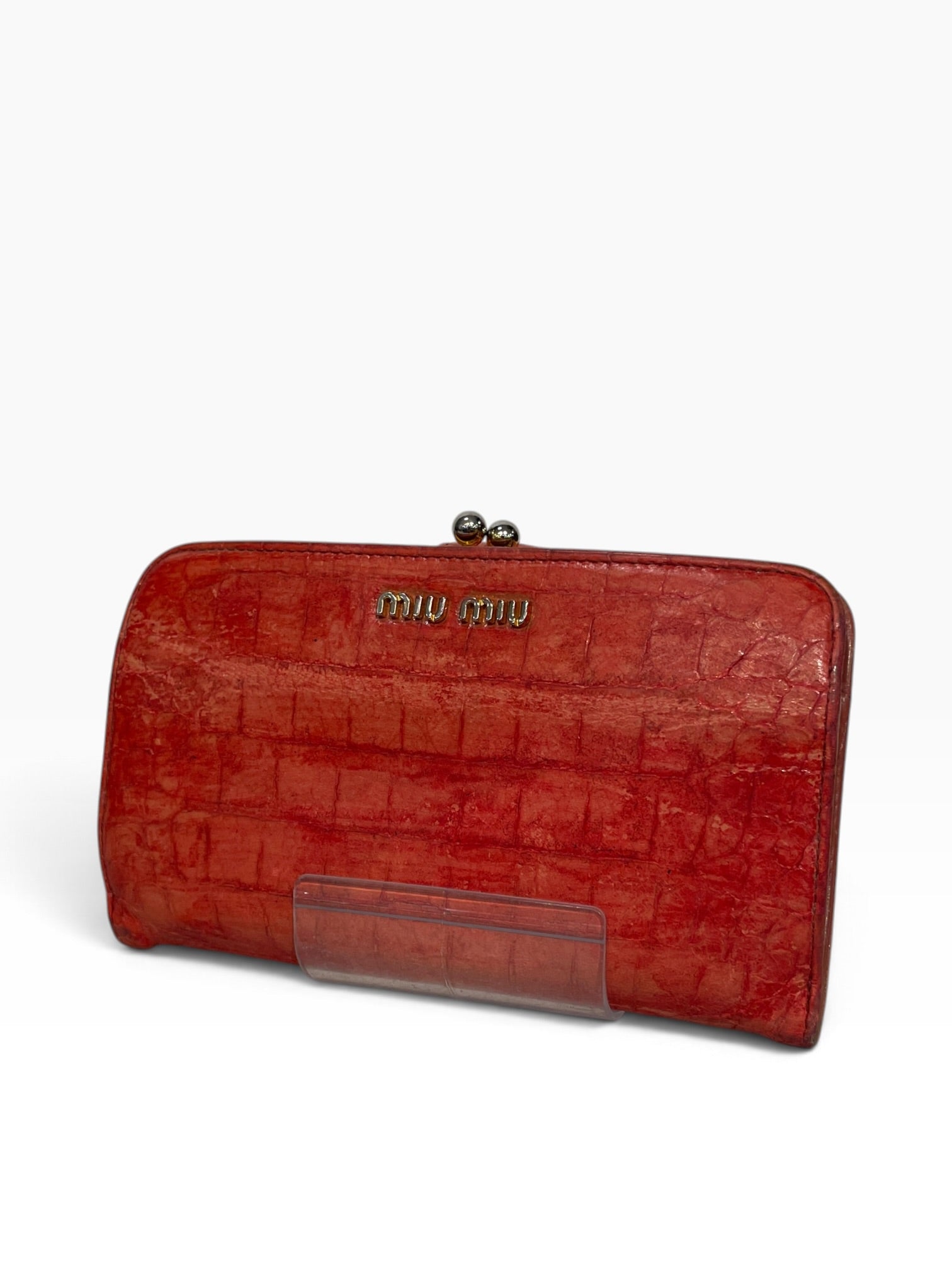 MIU MIU/Long Wallet/Leather/PNK/L's/VINTAGE FRENCH WALLET view 3