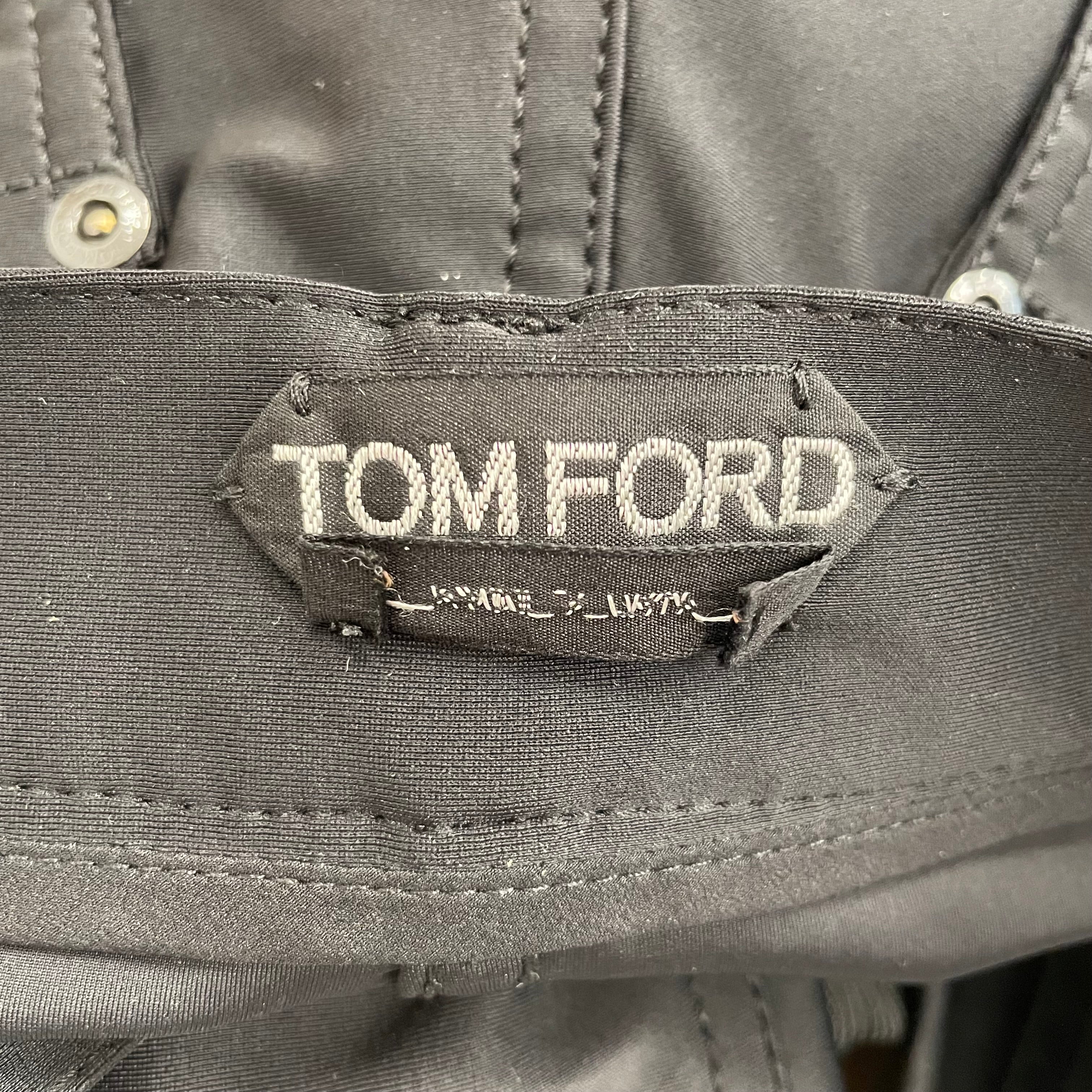 TOM FORD/Straight Pants/40/Polyester/BLK/TOM FORD BLACK DRESS PANTS view 3