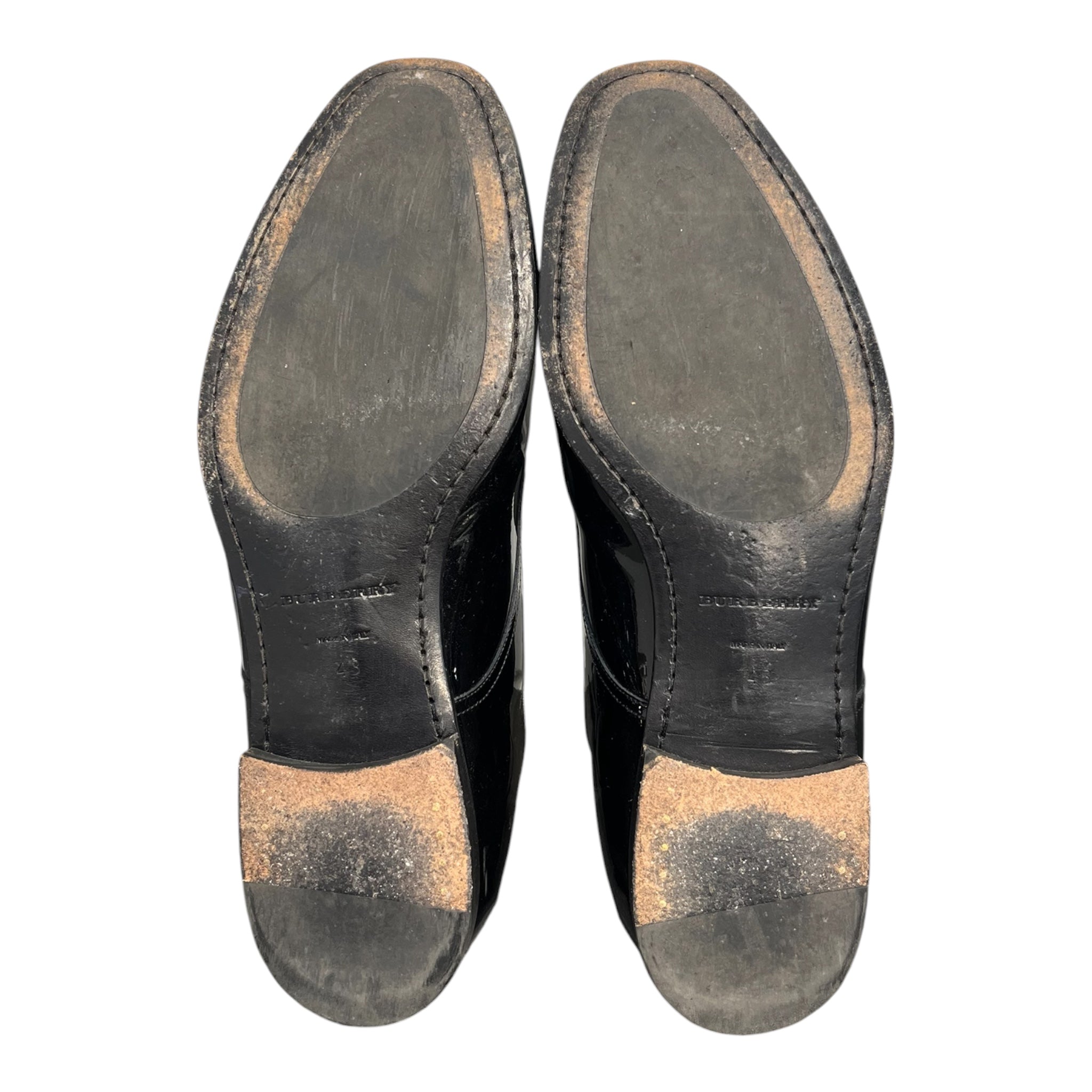 BURBERRY/Dress Shoes/EU 43/BLK/PATENT LEATHER DERBY SHOES view 7