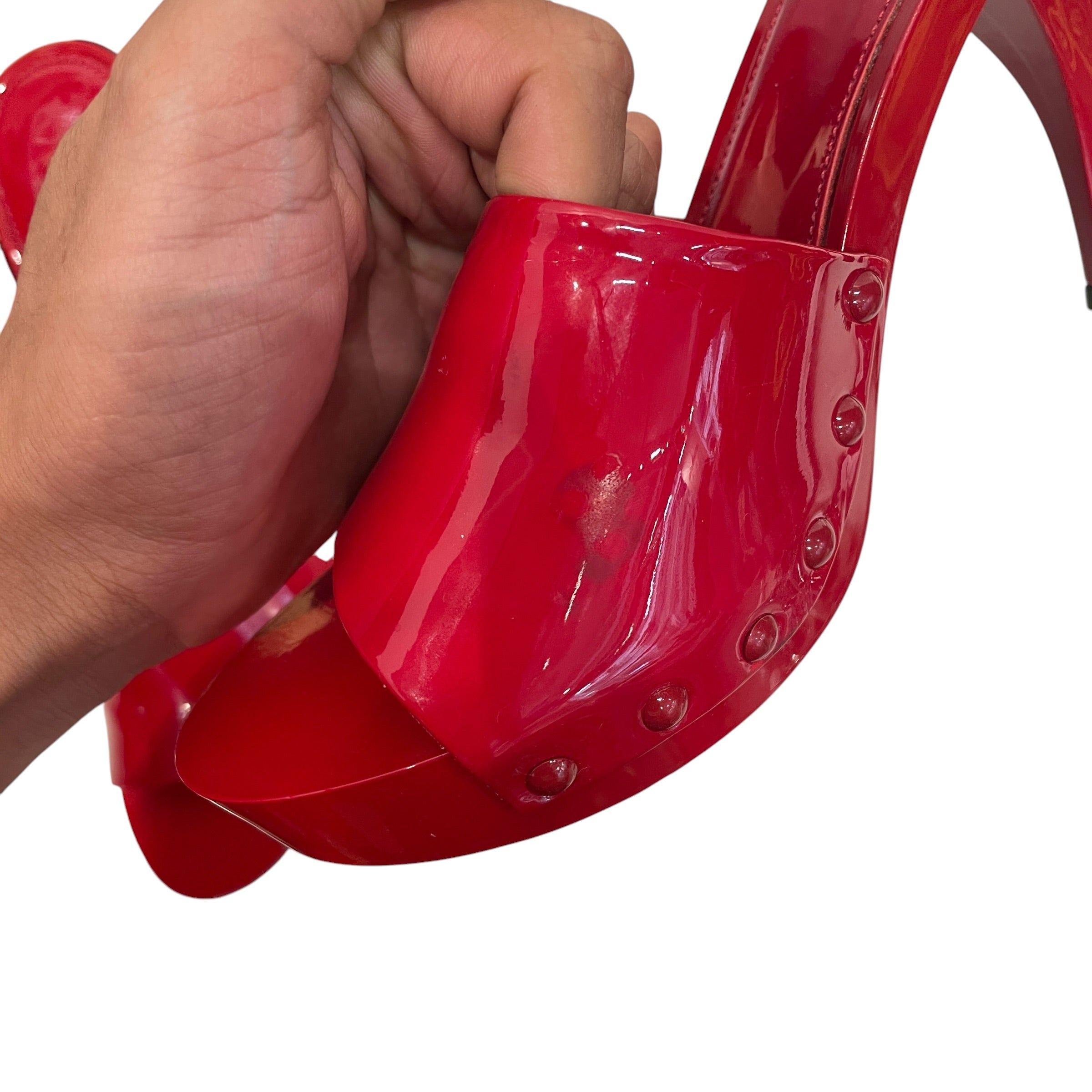MIU MIU/Heels/EU 39/RED/CLOG HEELS view 5