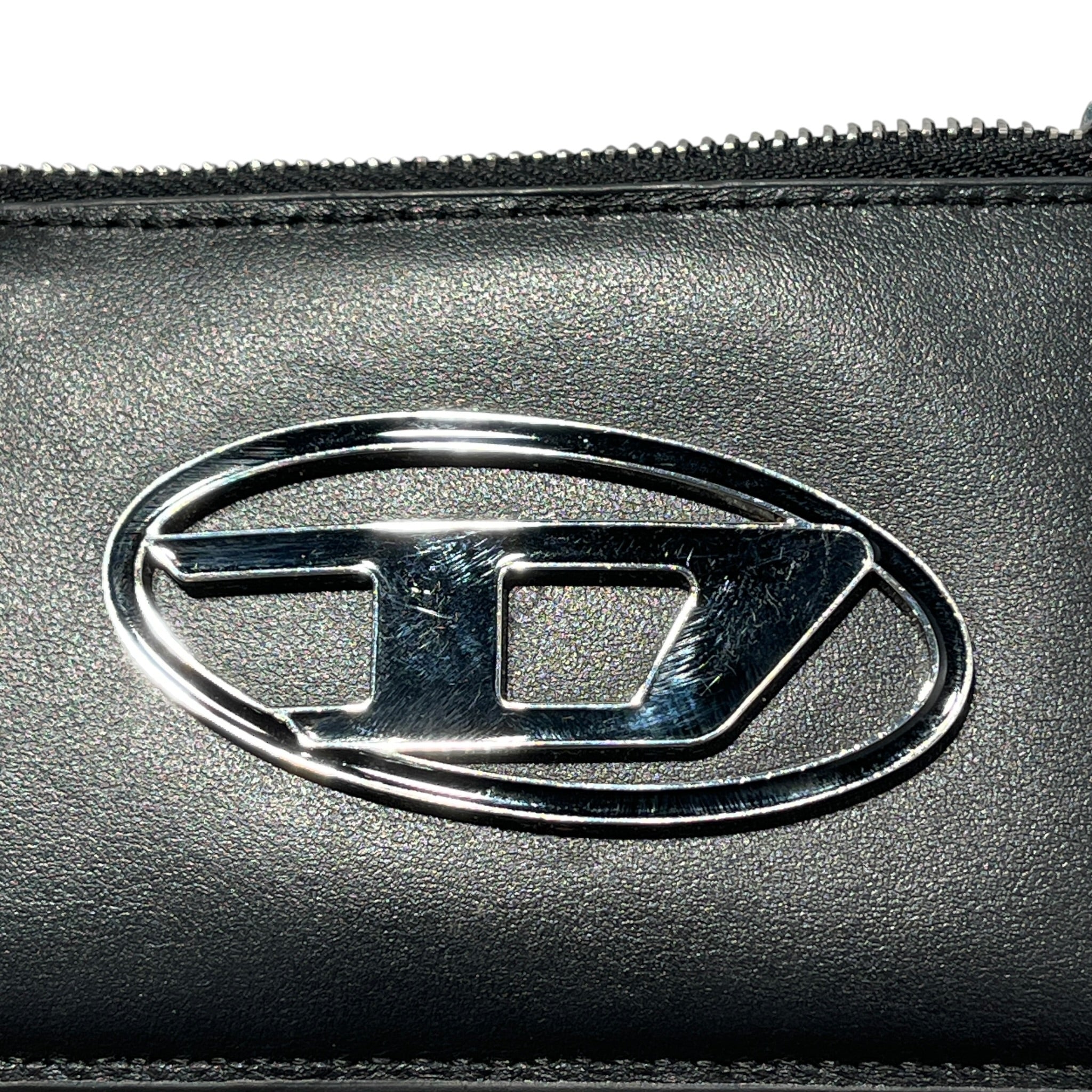 DIESEL/Card Case/Leather/BLK/CARD HOLDER WITH SILVER LOGO view 7