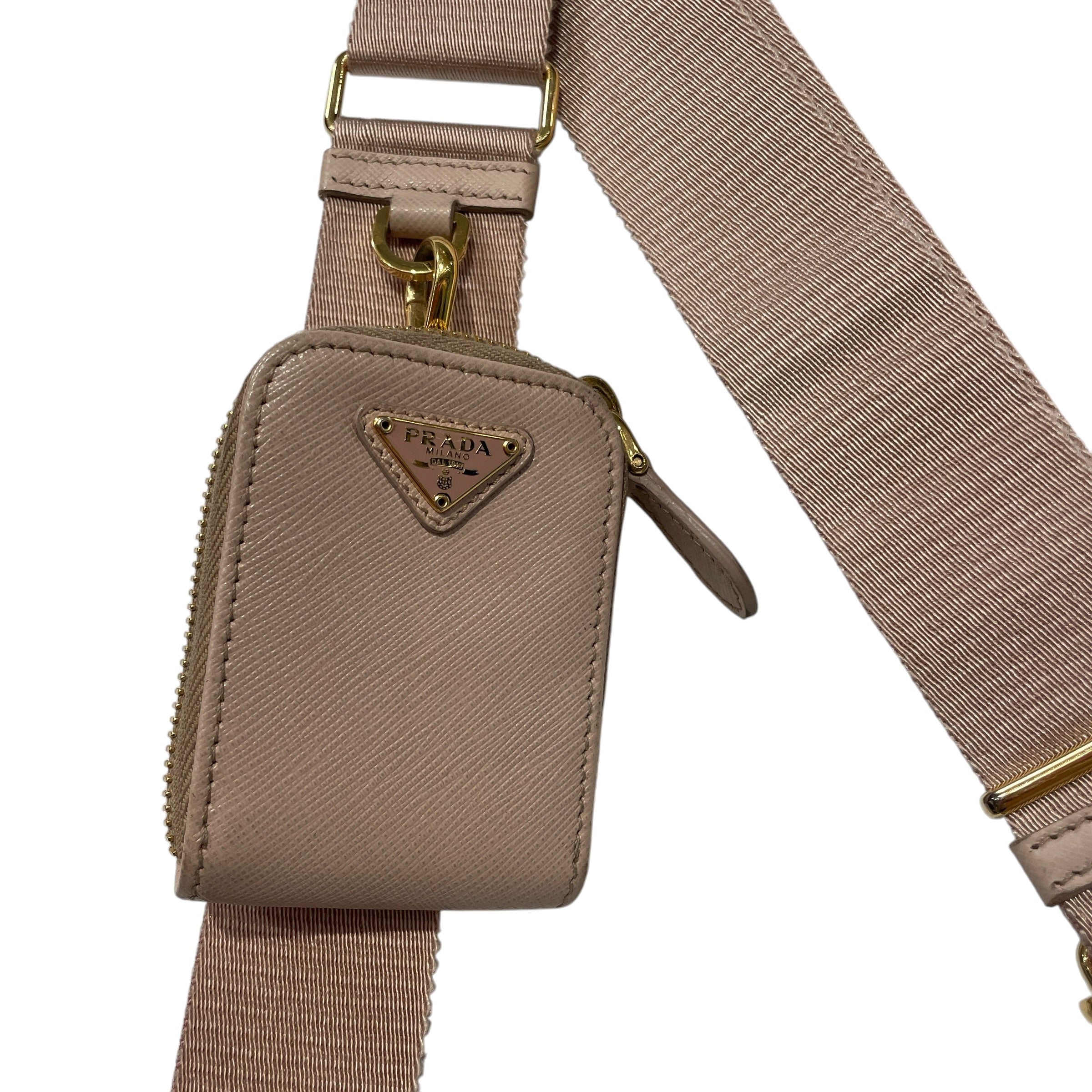 PRADA/Clutch Bag/Leather/PNK/SAFFIANO LEATHER RE- EDITION view 4
