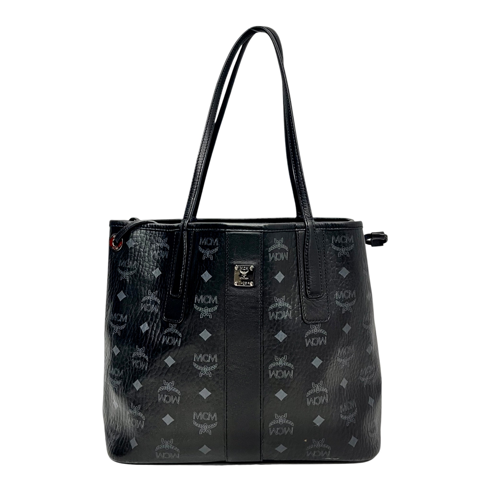 MCM/Tote Bag/Monogram/Leather/BLK/TOTE BAG view 1