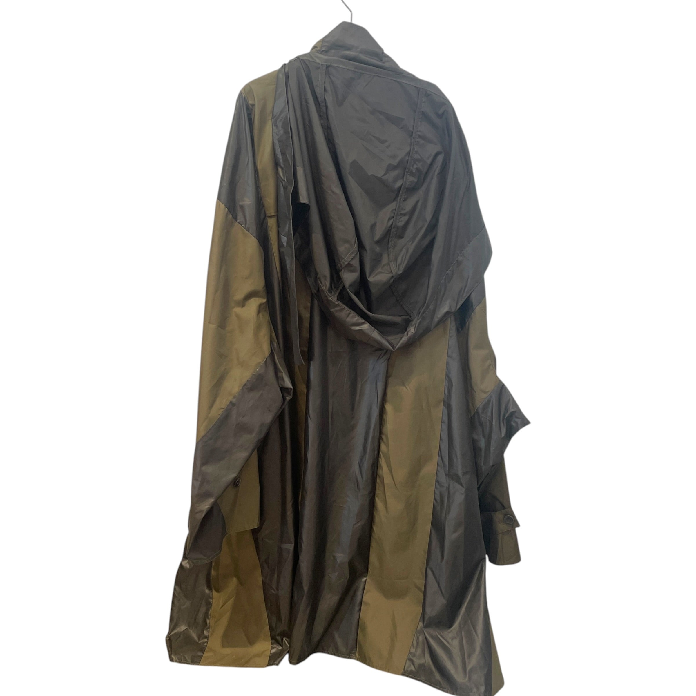 AMBUSH/Trench Coat/2/Nylon/KHK/oversized poncho view 2