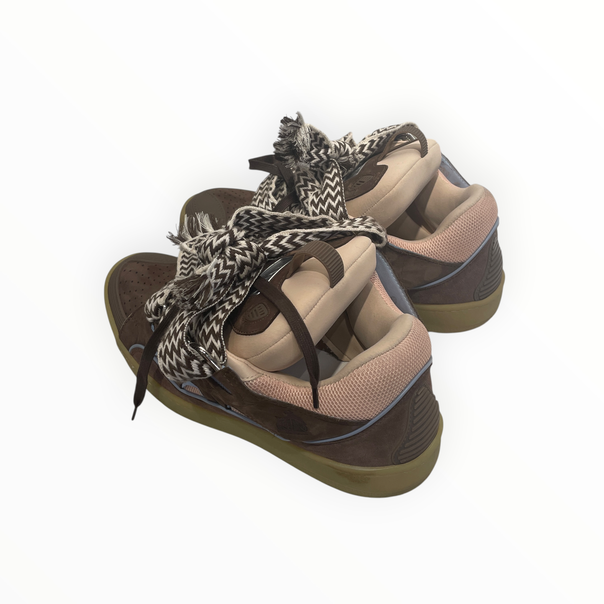 LANVIN en Bleu/Low-Sneakers/US 11/Acrylic/BRD/top curb skate view 2