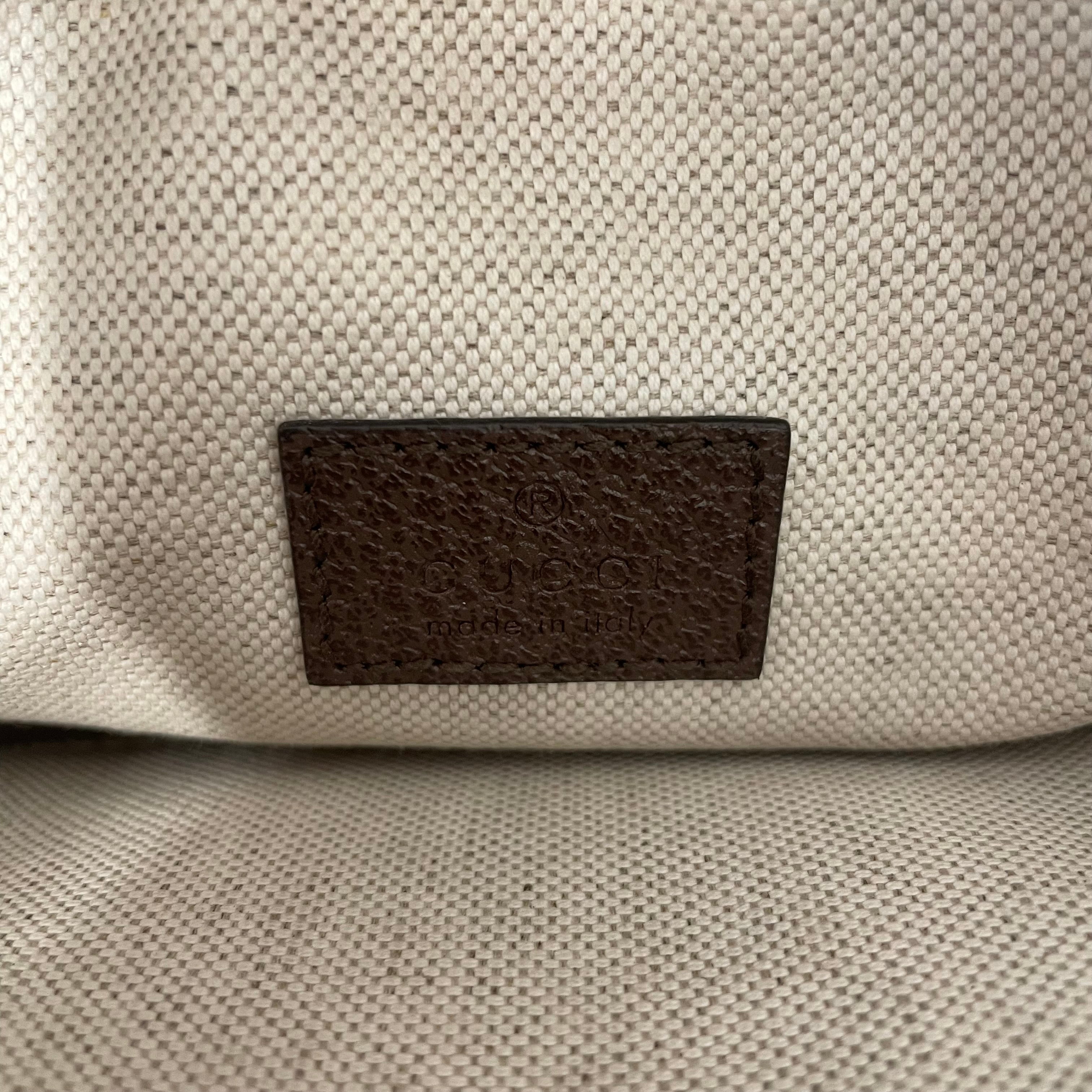 GUCCI/Cross Body Bag/All Over Print/Cotton/BRW/Jumbo GG Crossbody view 5