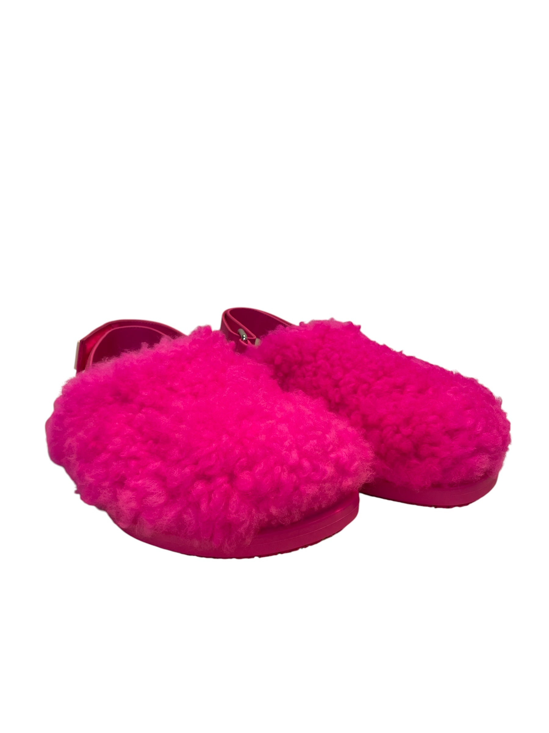 MARNI/Sandals/EU 37/Sheepskin/PNK/PINK SHEEP FUR SANDALS view 1
