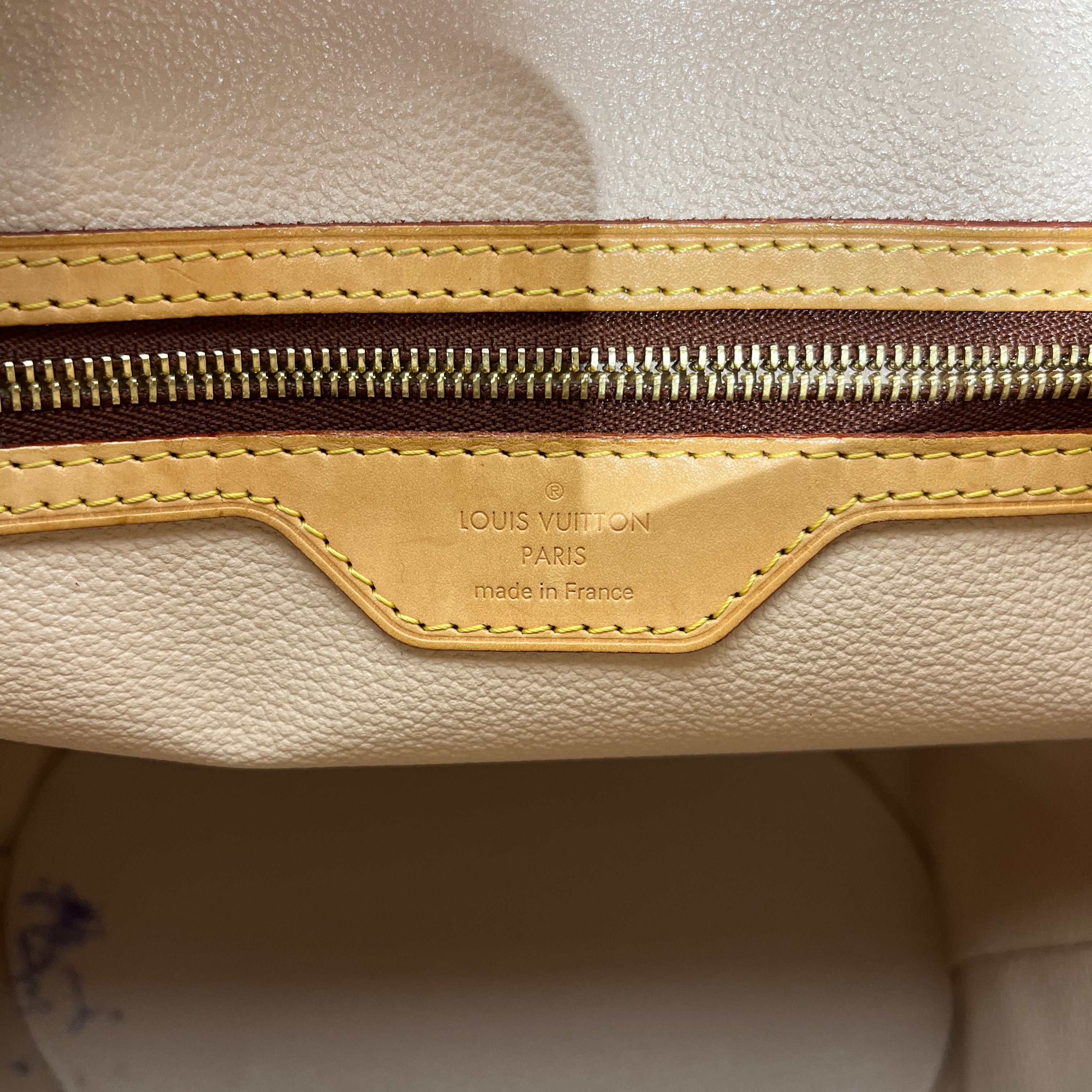 LOUIS VUITTON/Bag/Monogram/Leather/BRW/BUCKET BAG view 3