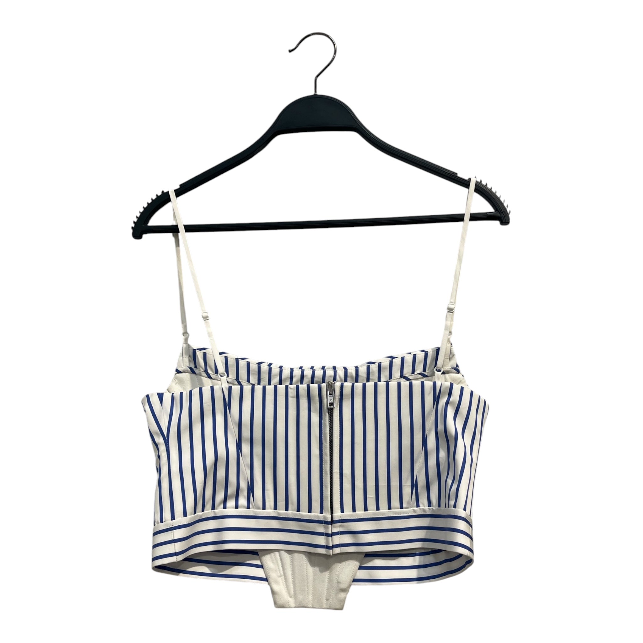 Alexander Wang/Shirt/4/Stripe/Cotton/BLU/BLU WHT STRIPE BUTN FOLDED TOP view 2