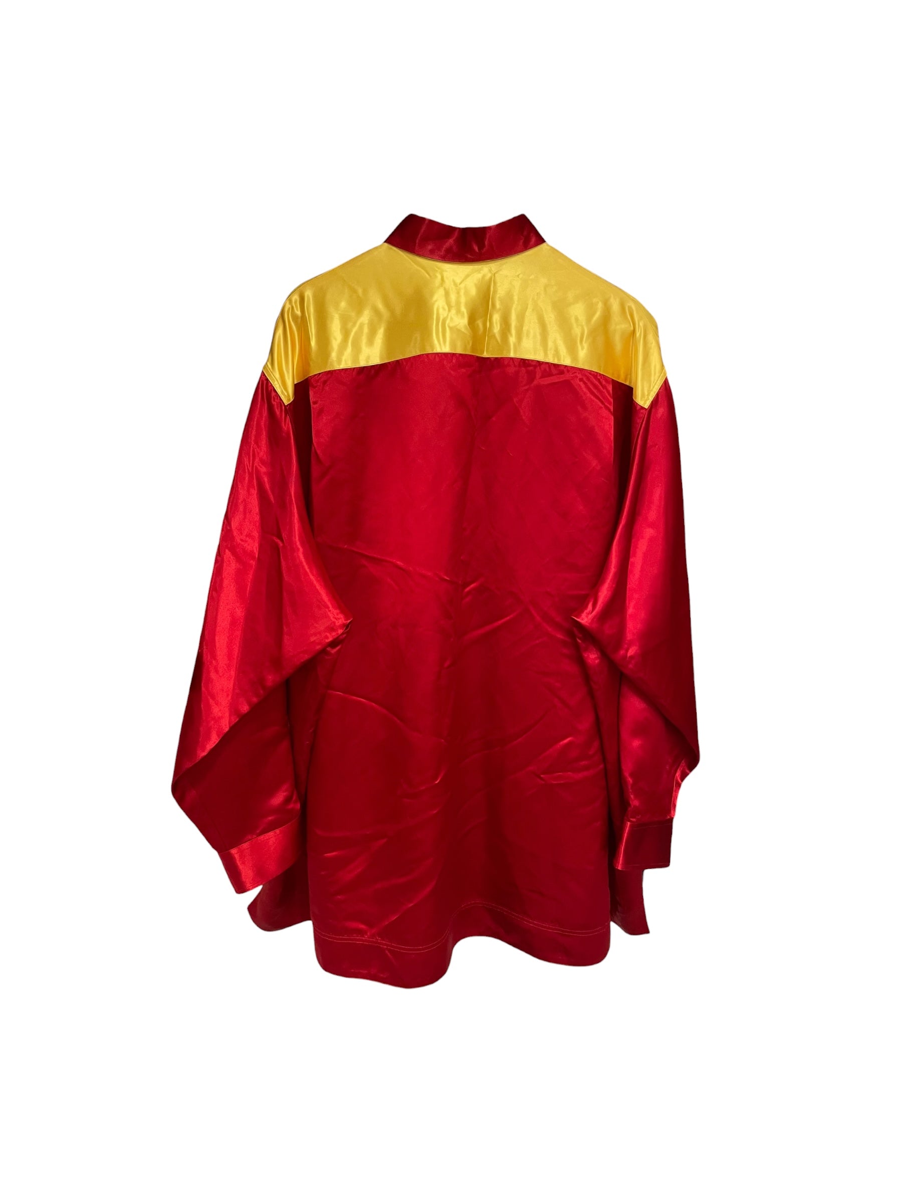 Calvin Klein 205W39NYC/LS Shirt/M/Polyester/RED/RED YELLOW DRESS SHIRT view 2