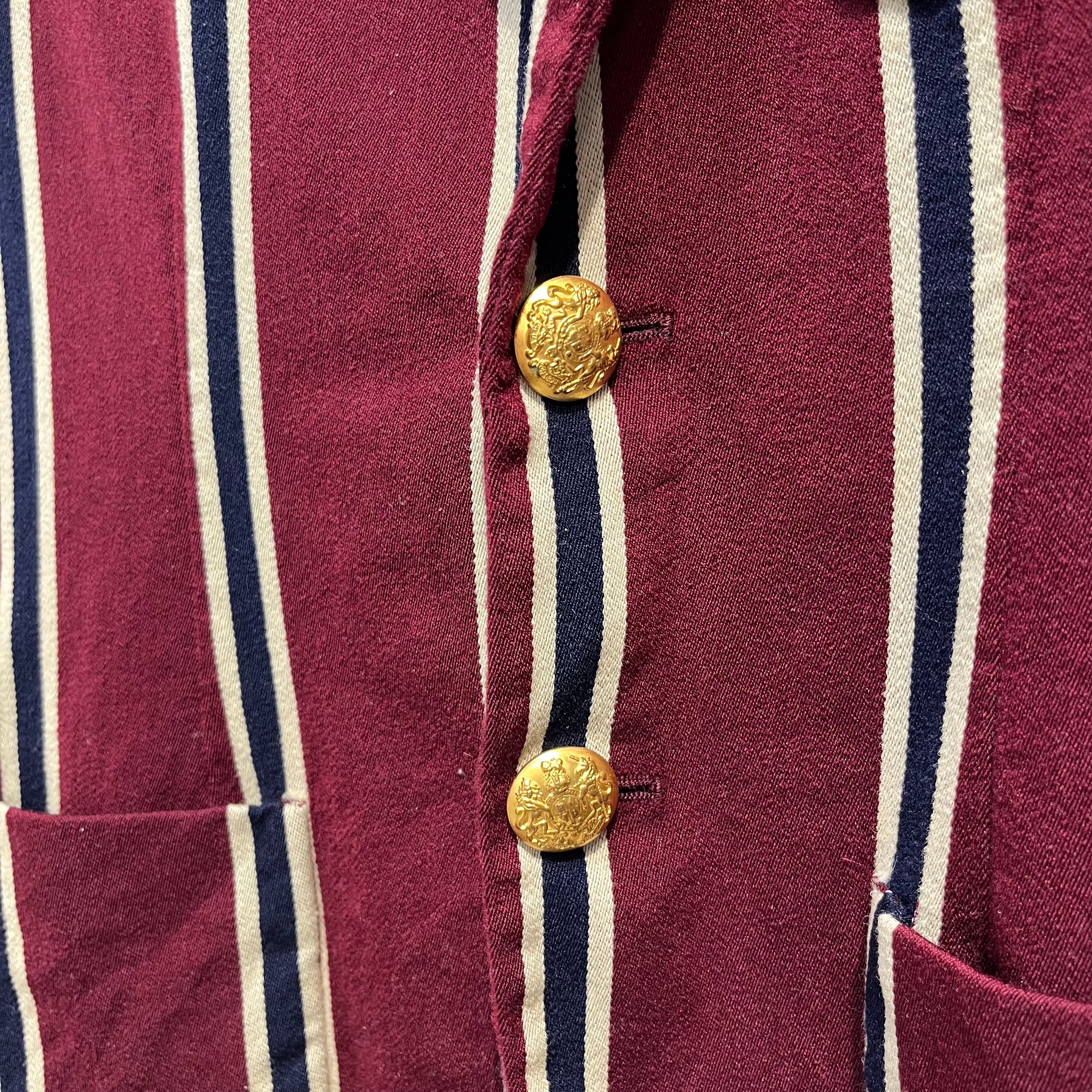 RUGBY RALPHLAUREN/Blouson/0/Stripe/Wool/BRD/blu wh stripe est 2004 view 2