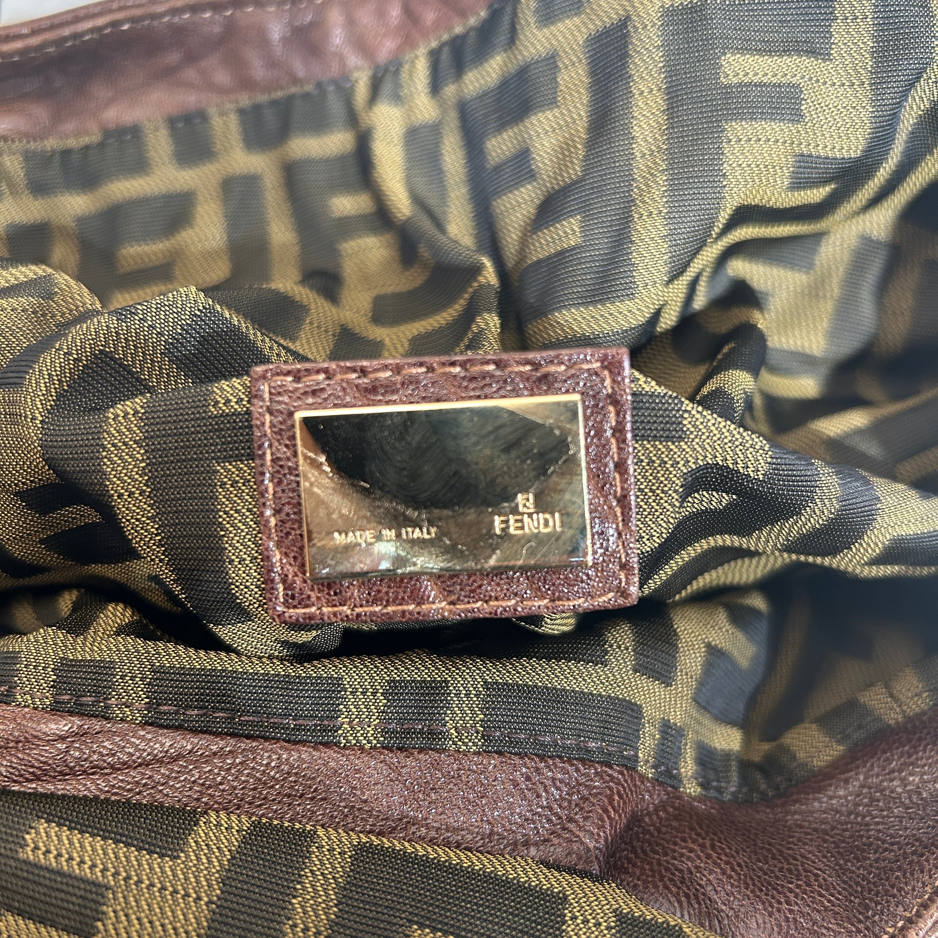 FENDI/Hand Bag/Leather/BRW/Spy Bag view 5