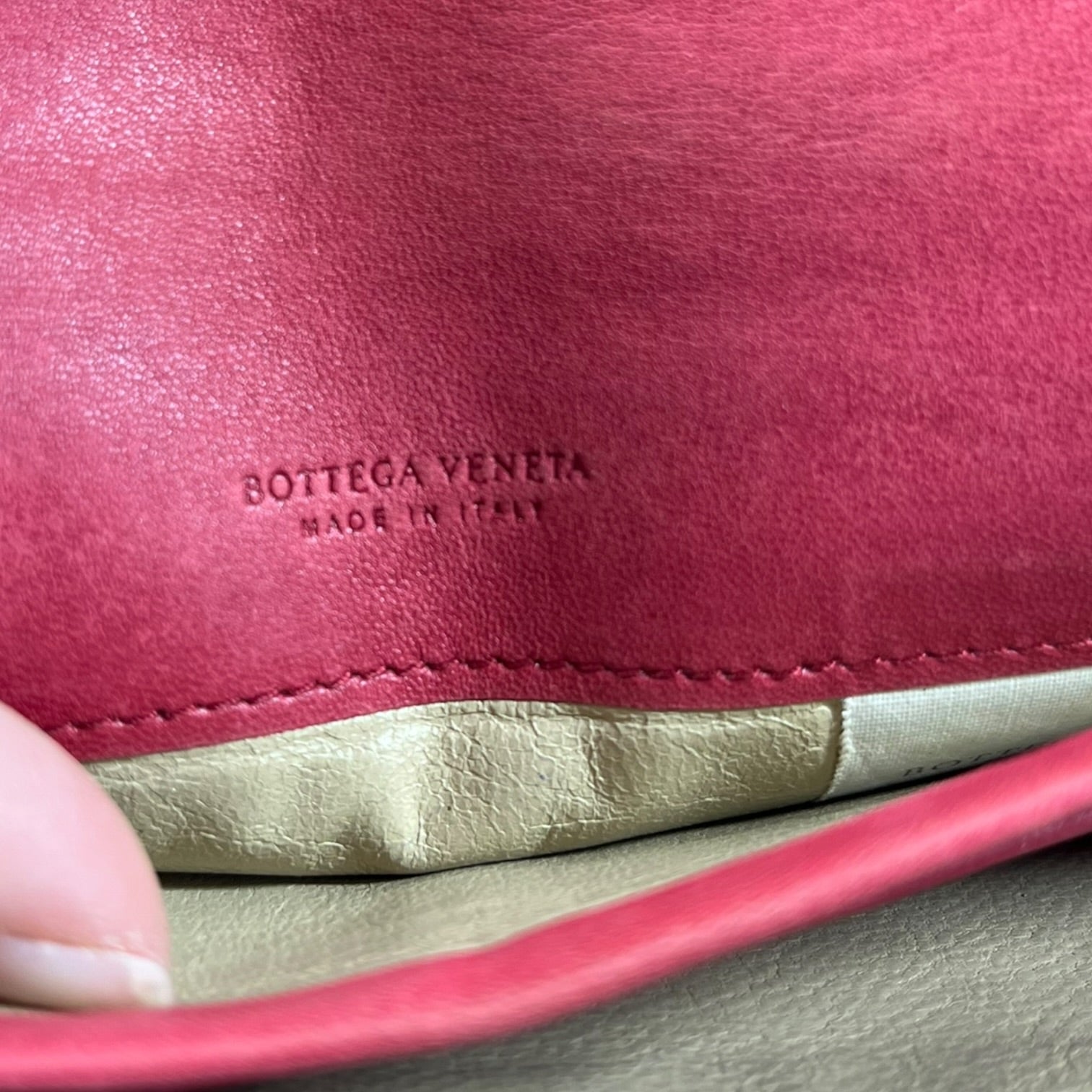BOTTEGA VENETA/Long Wallet/Leather/RED/L's/Intrecciato view 6