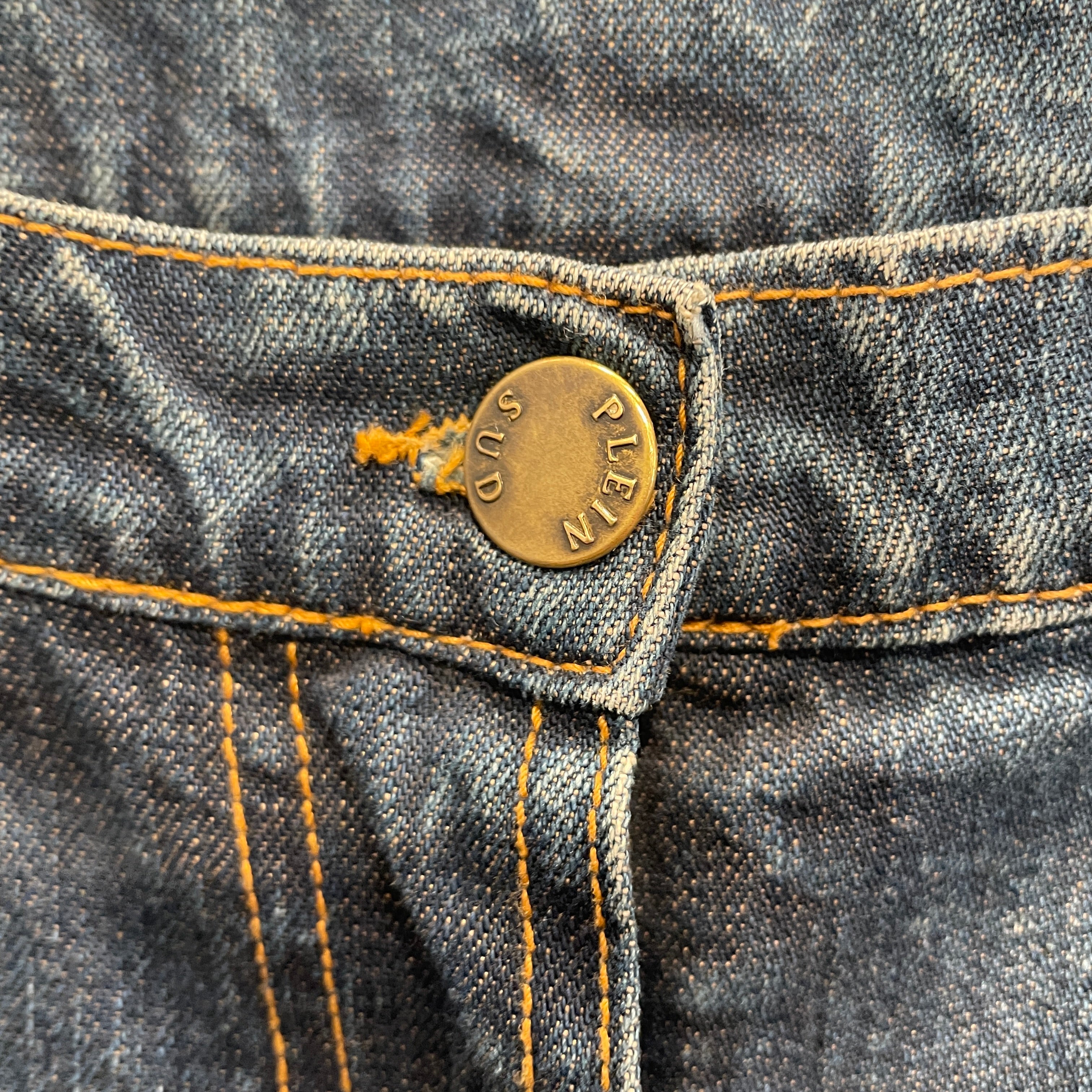 PLEIN SUD/Bottoms/Denim/NVY/RIPPED/FLARE view 5