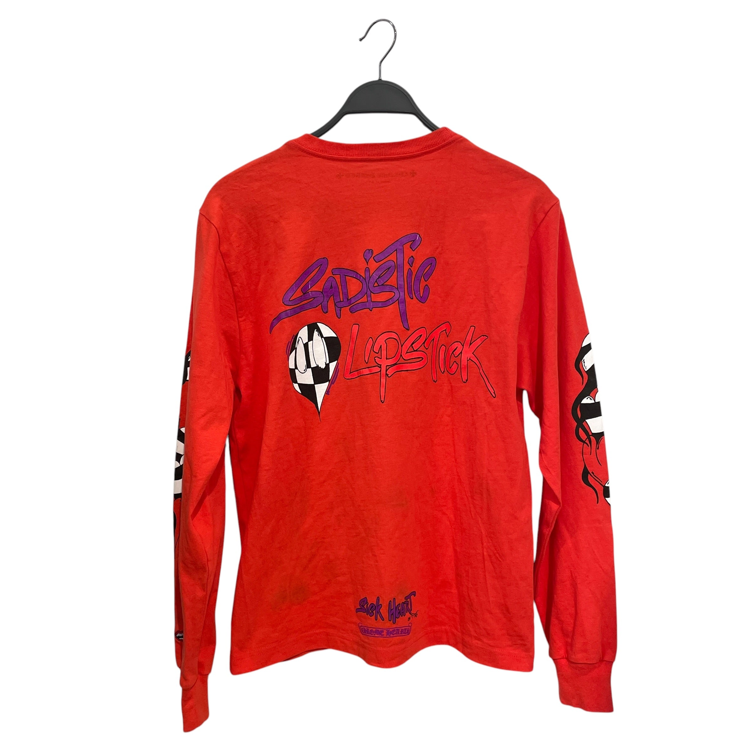 CHROME HEARTS/LS T-Shirt/M/Cotton/ORN/SPARK THE HEART view 2