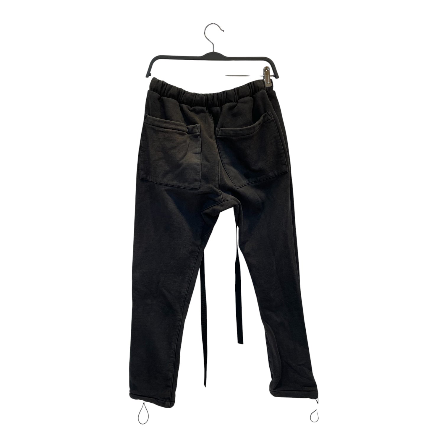 FEAR OF GOD/Straight Pants/S/Cotton/BLK/Joggers/sixth collection sweats view 2