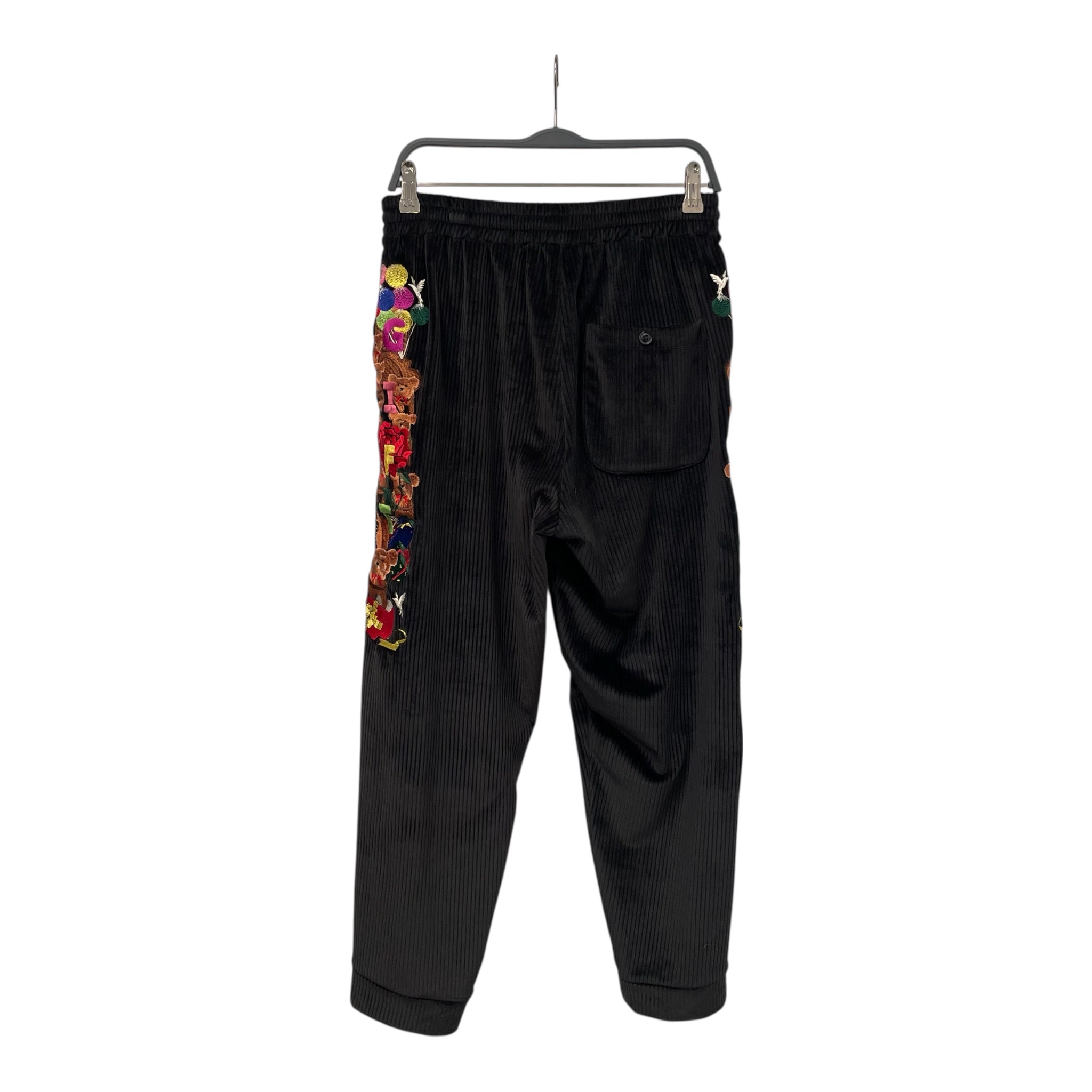 doublet/Straight Pants/S/Velour/BLK/velour corduroy joggers view 2