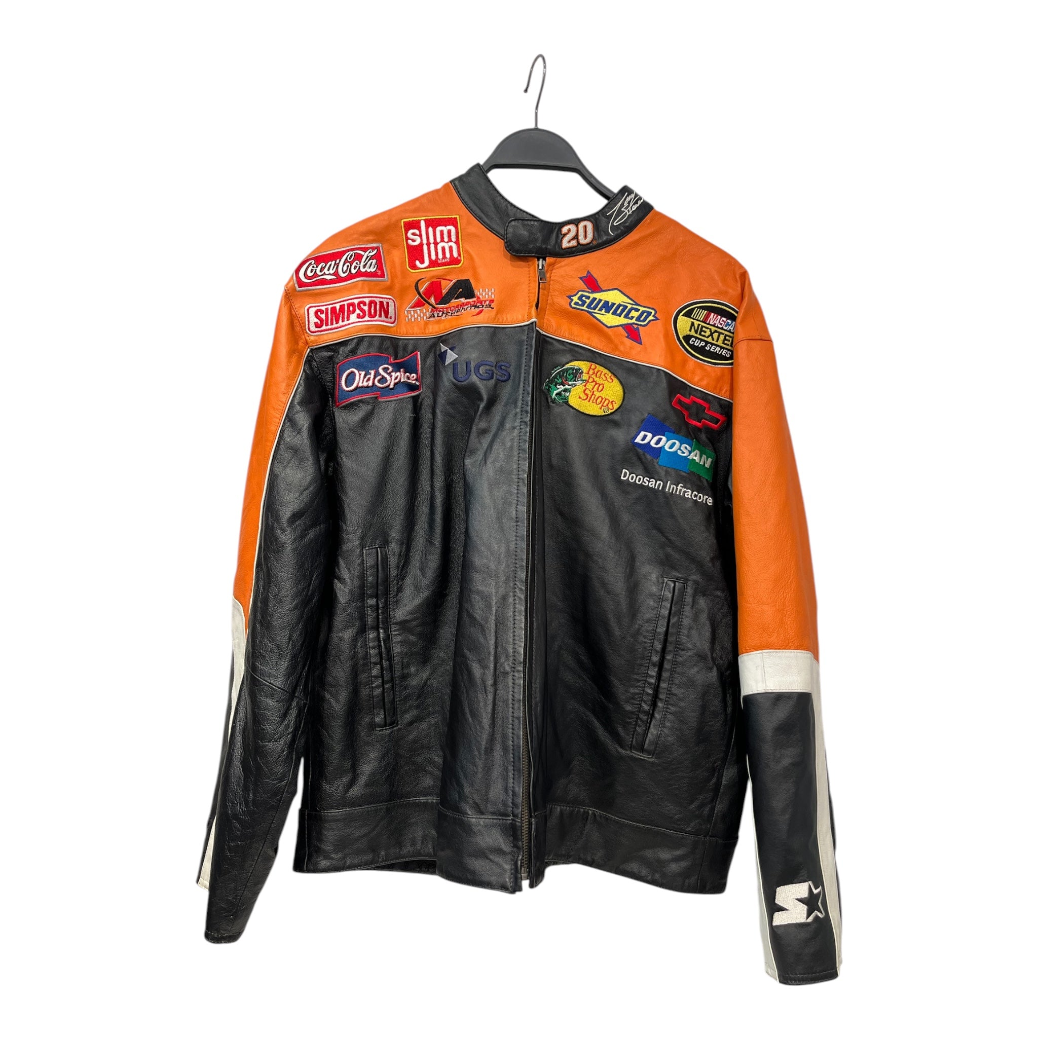 CHASEAUTHENTICS/Wilsons Leather/Riders Jkt (W)/M/Leather/ORN/All Over Print/RACING JACKET view 1
